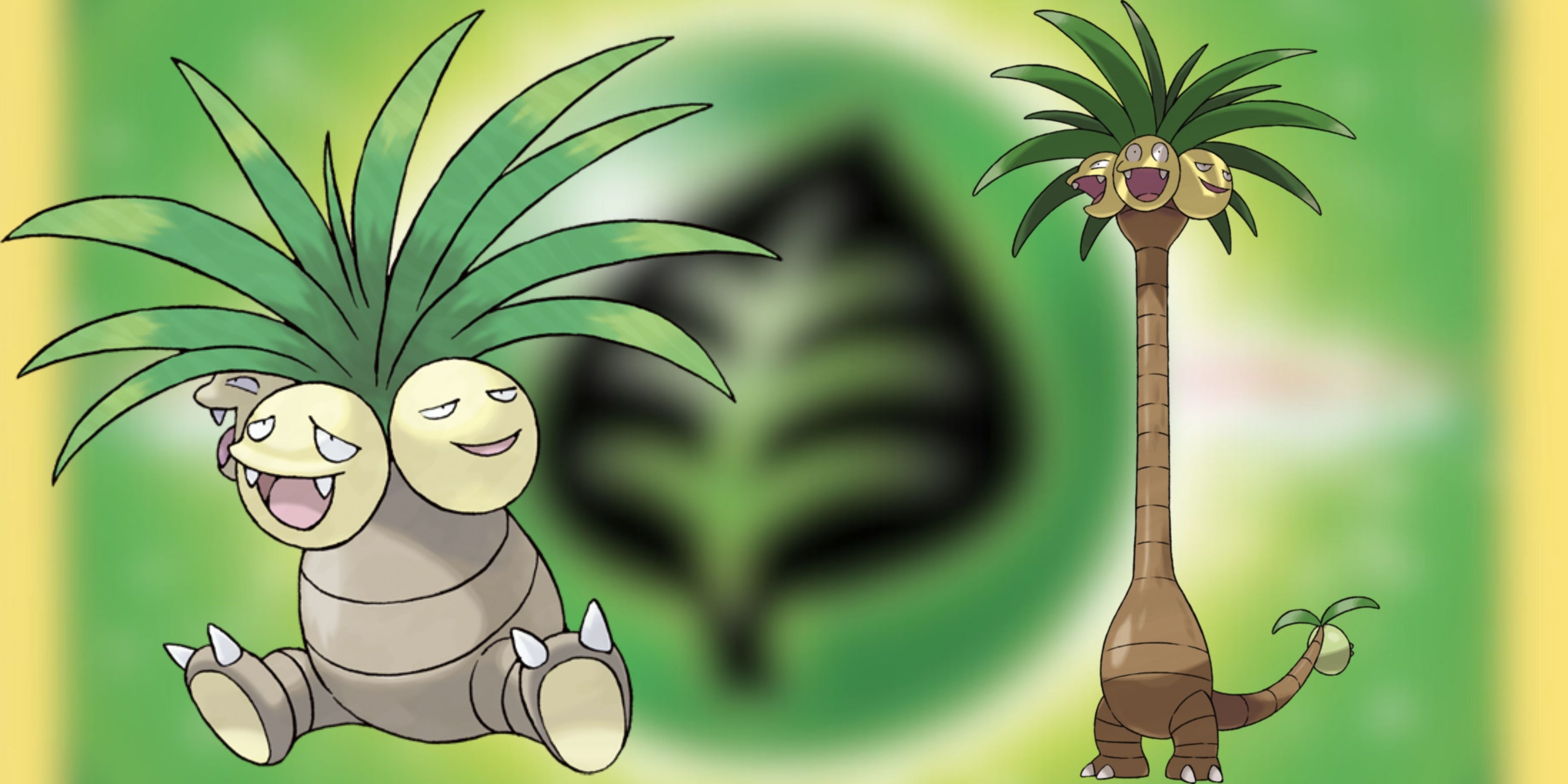 Exeggutor Pokemon Leaf Type