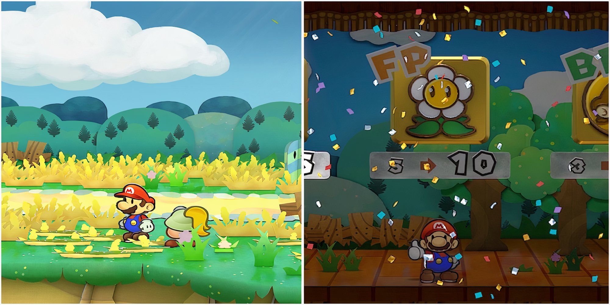 Exploring Petal Meadows and Blowing a panel with Flurrie in Paper Mario The Thousand-Year Door