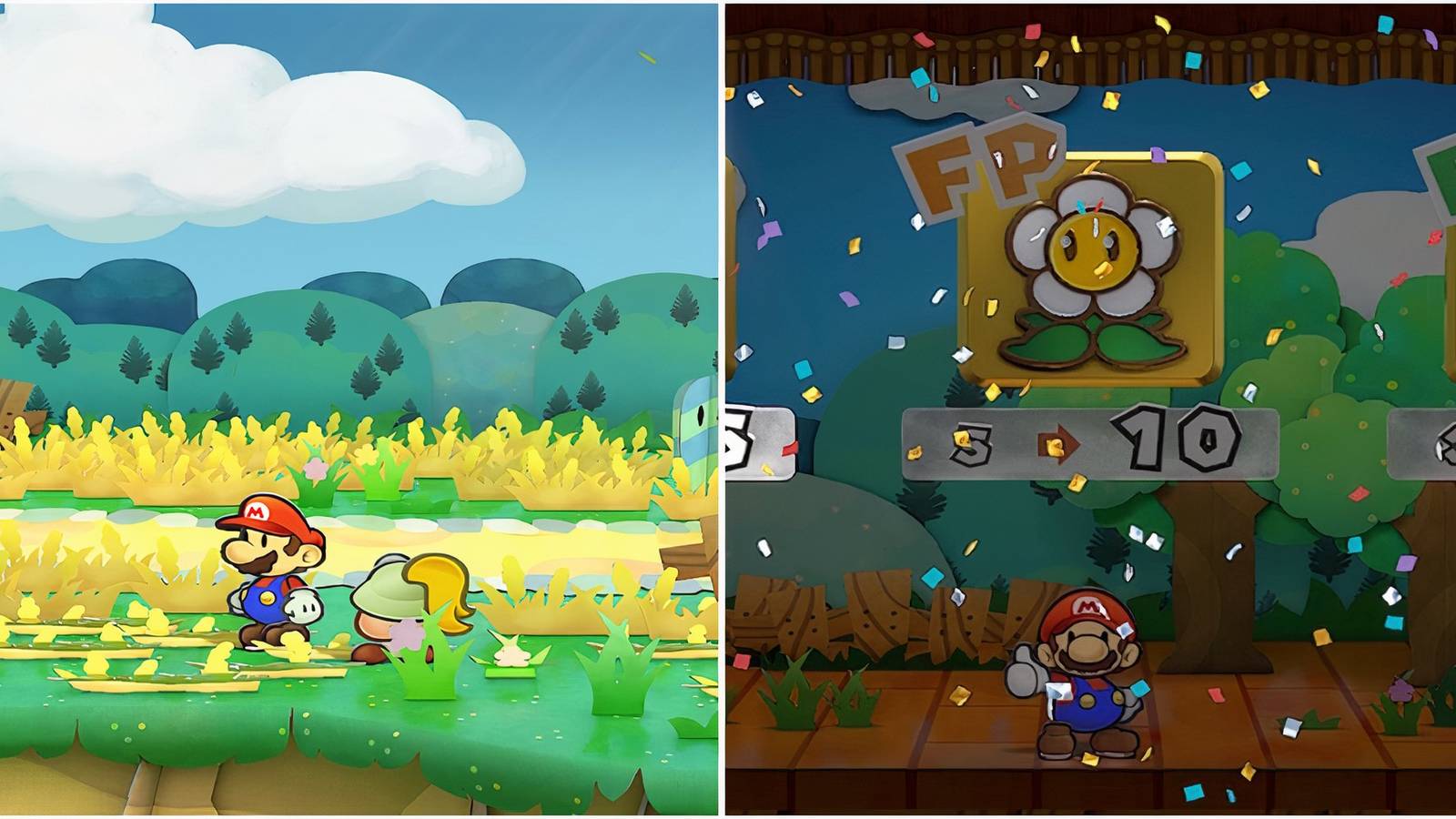 Exploring Petal Meadows and Blowing a panel with Flurrie in Paper Mario The Thousand-Year Door