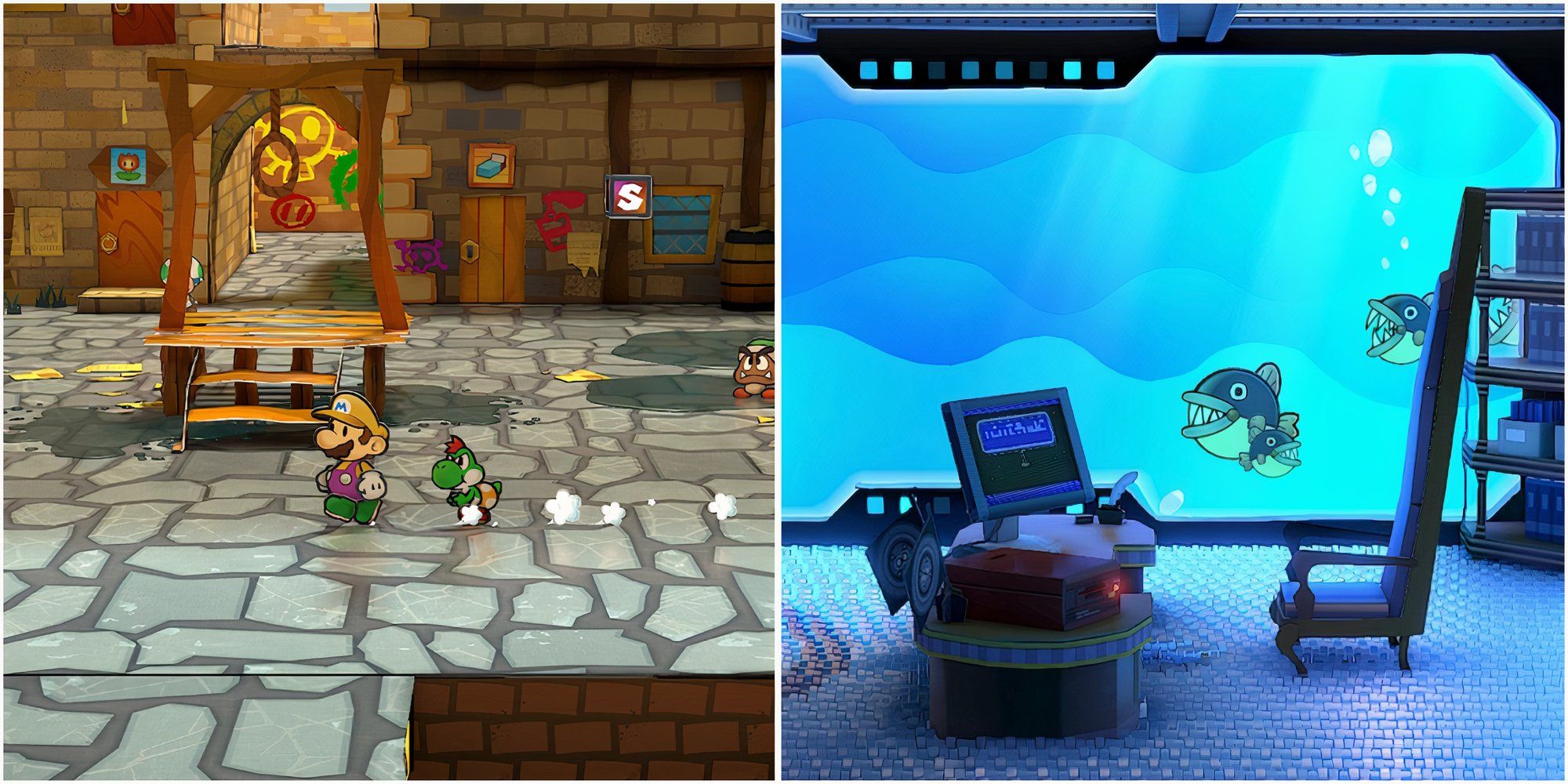 Exploring Rogueport and Grodus’ office in Paper Mario The Thousand-Year Door