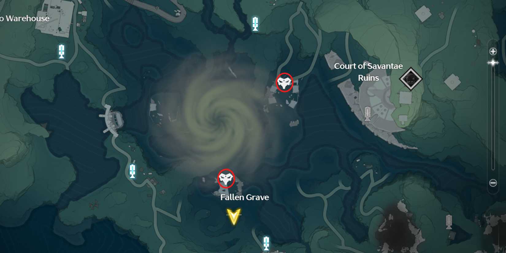 fallen grave flautist location in wuthering waves