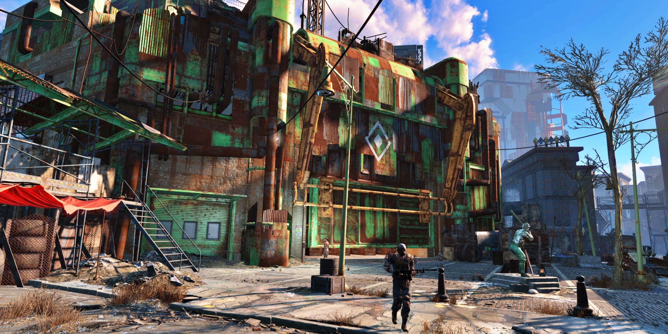 Fallout 4 Clip Highlights What Happens When Settlers Use Combat Armor ...