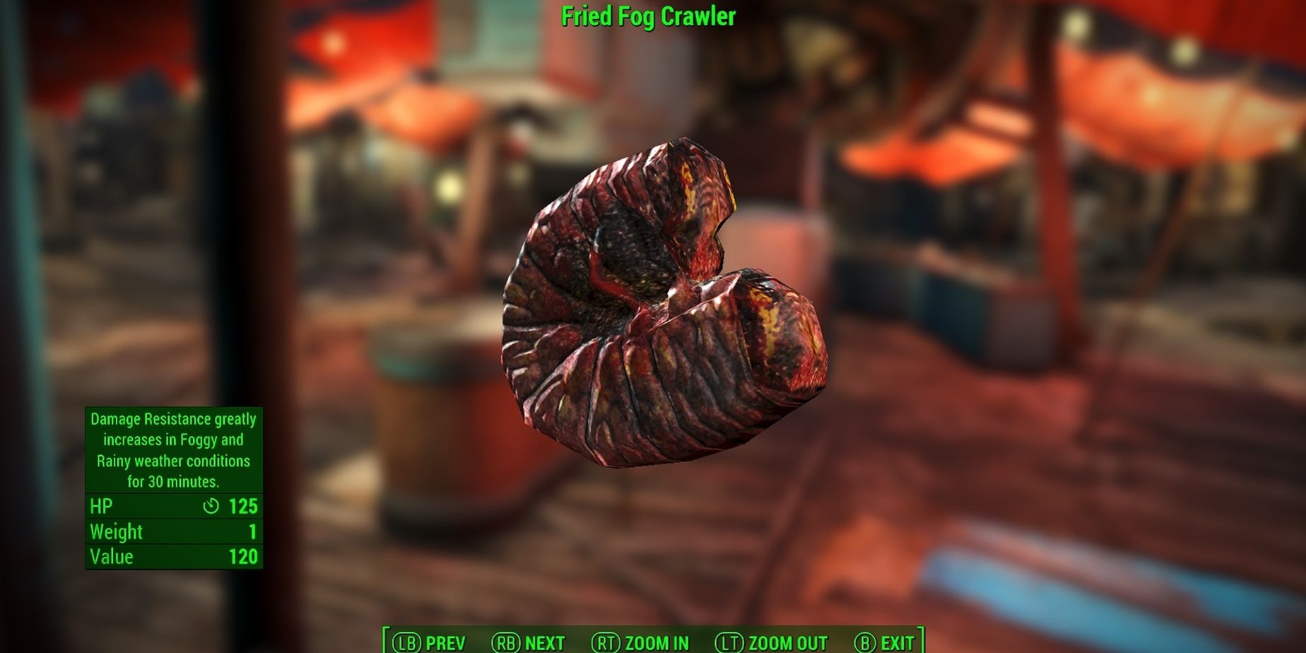 A Fried Fog Crawler From Fallout 4's add-on Far Harbor