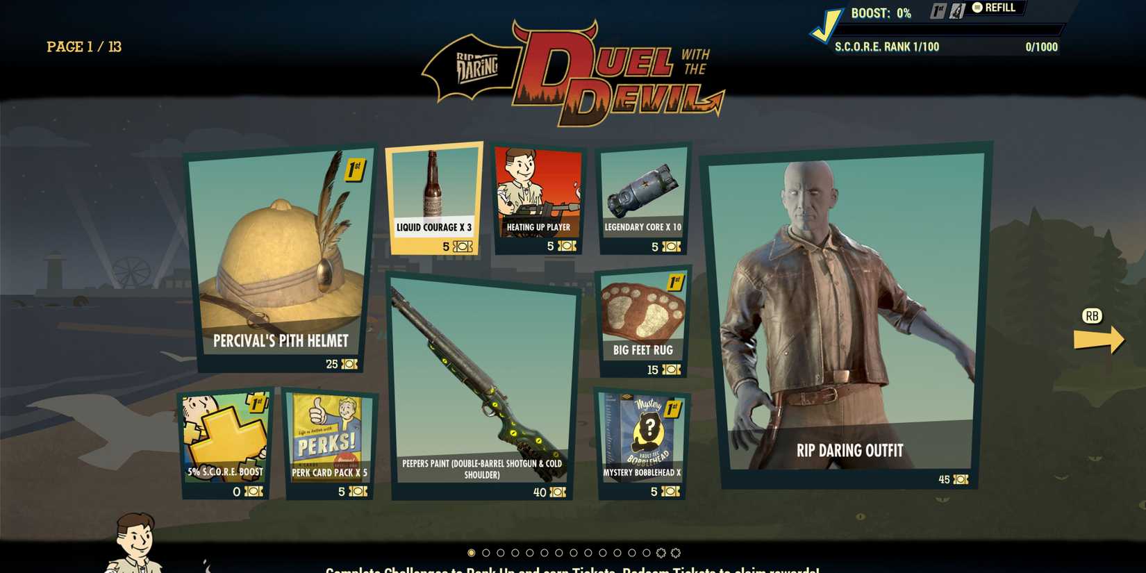 Fallout 76 - Duel with the Devil Rewards-1