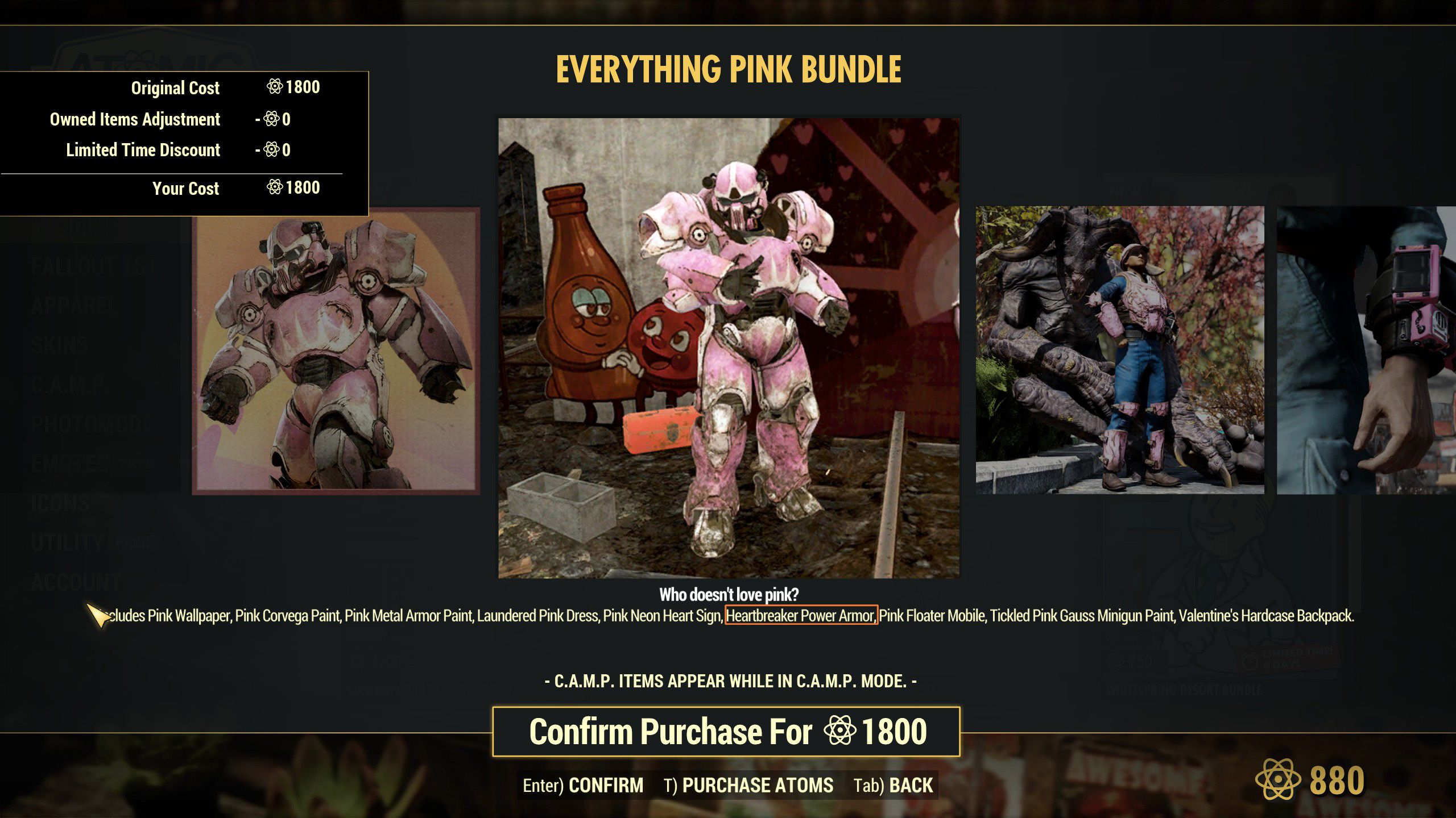 Fallout 76 Players Aren't Happy With the New Item Bundle
