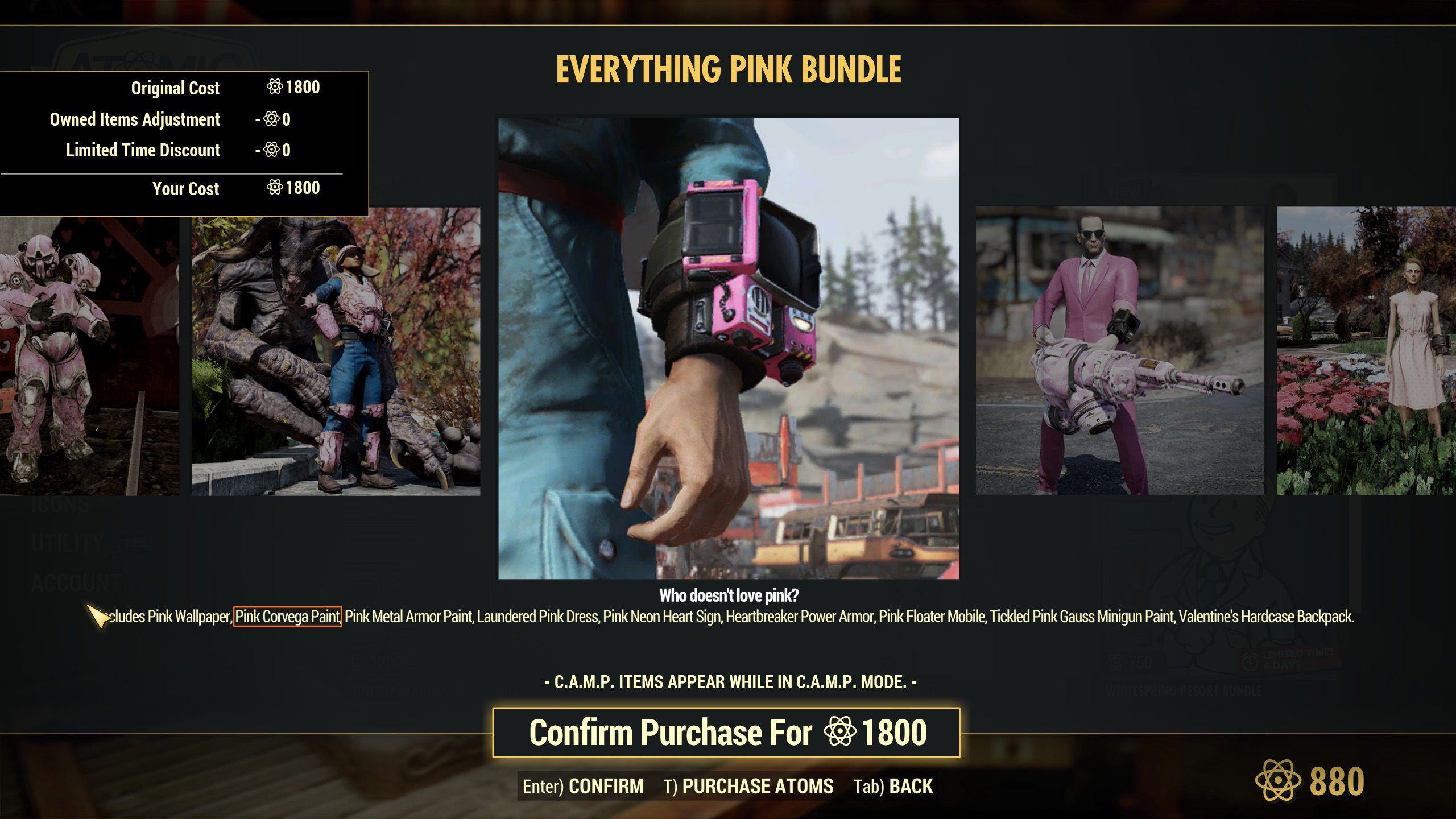 Fallout 76 Players Aren't Happy With the New Item Bundle