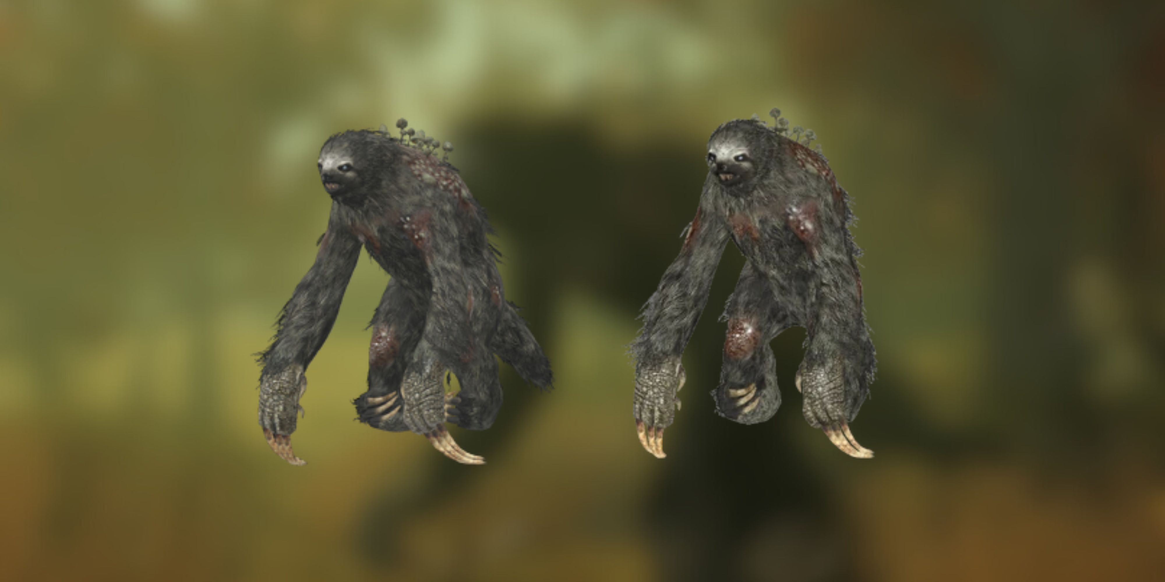 two mega sloths in fallout 76.