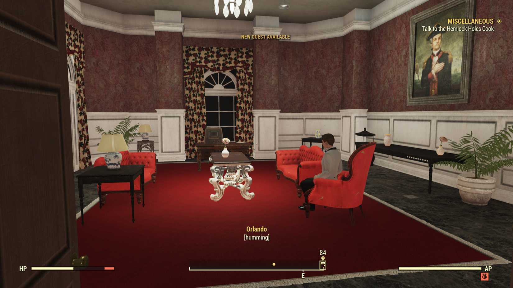 Image of the NPC Orlando in Fallout 76