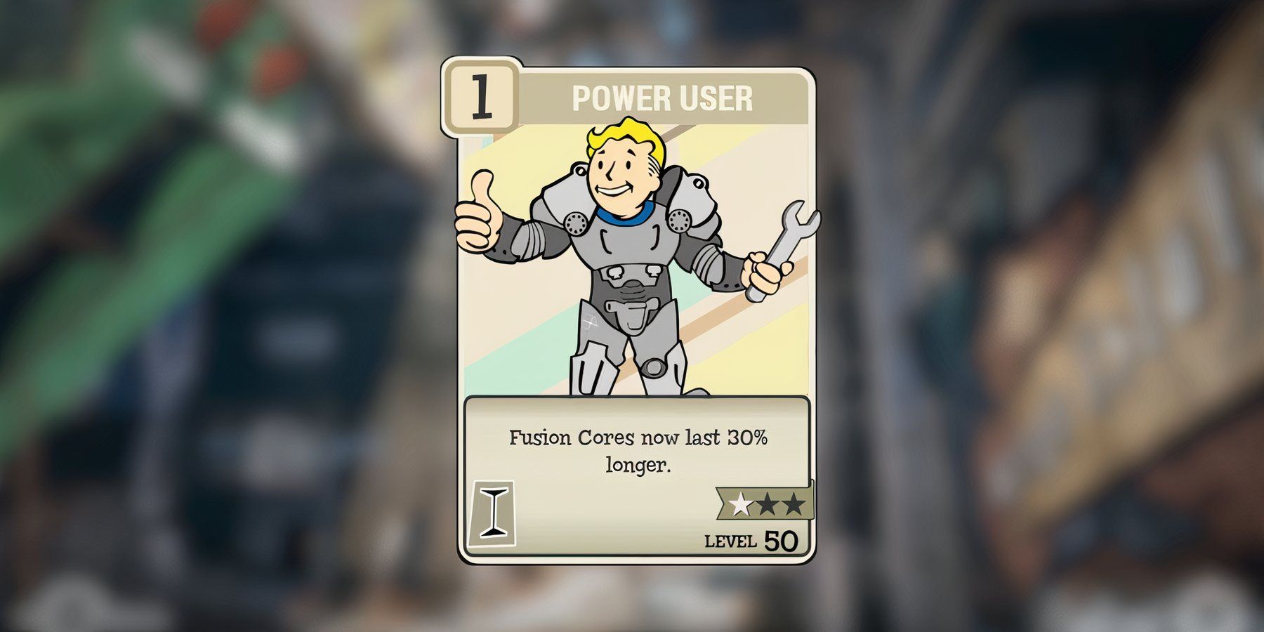 the power user perk card in fallout 76.
