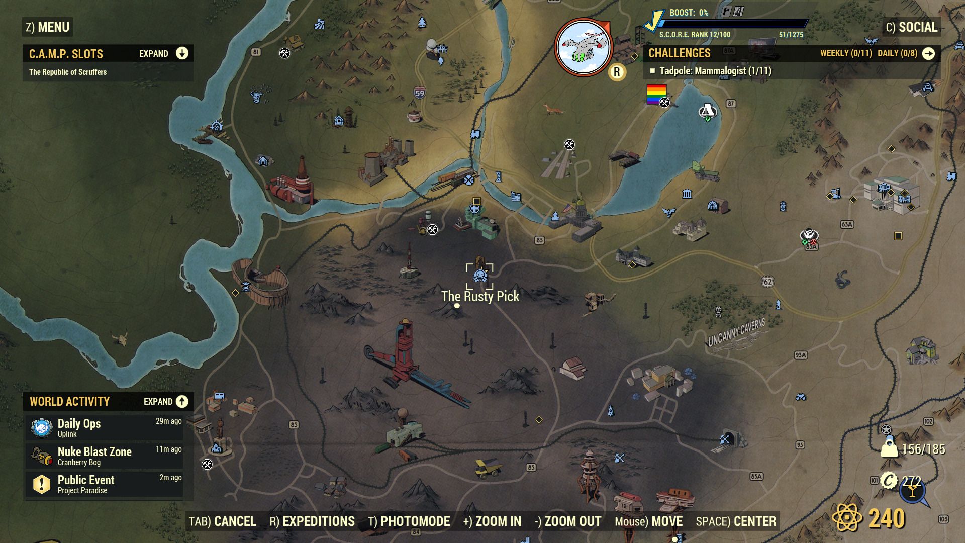 Fallout 76: How to Reach The Rusty Pick