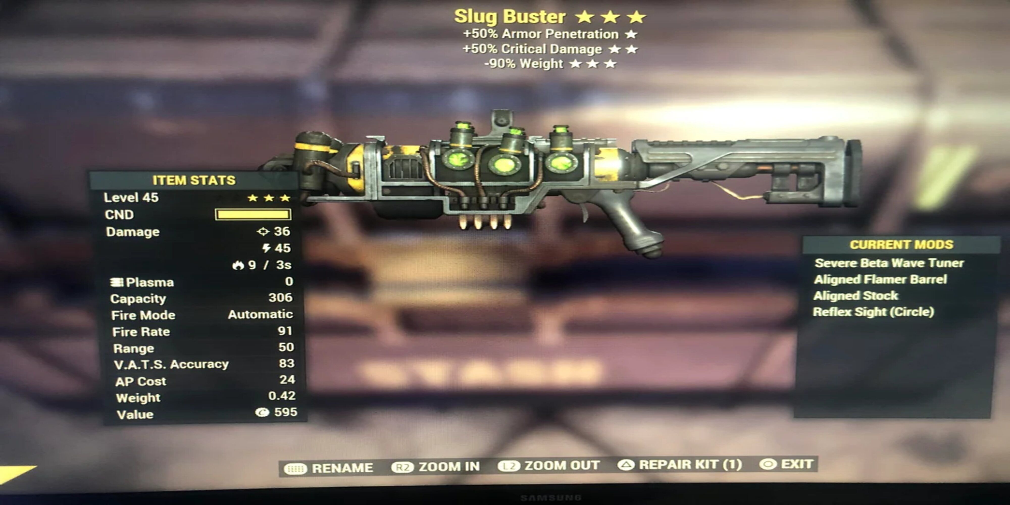 Fallout 76 Slug Buster