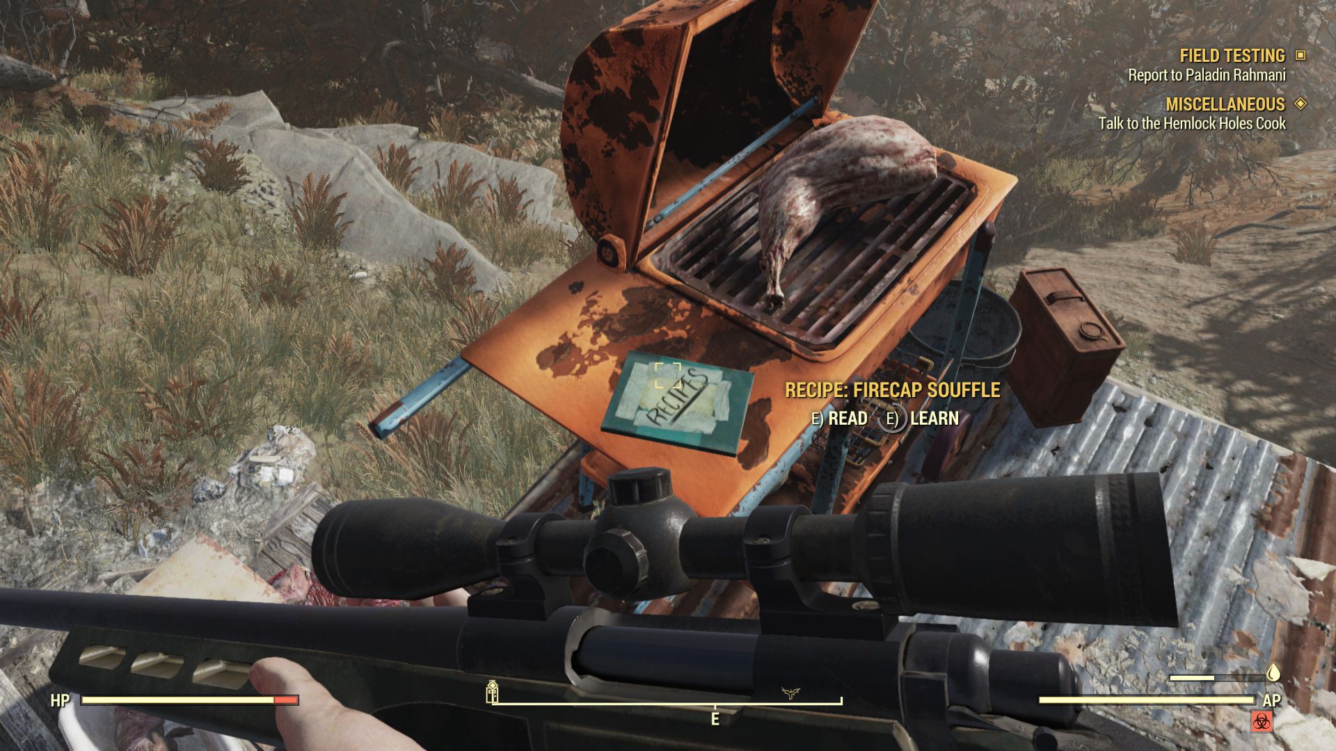 Toxic Larry's Meat 'n Go Location in Fallout 76