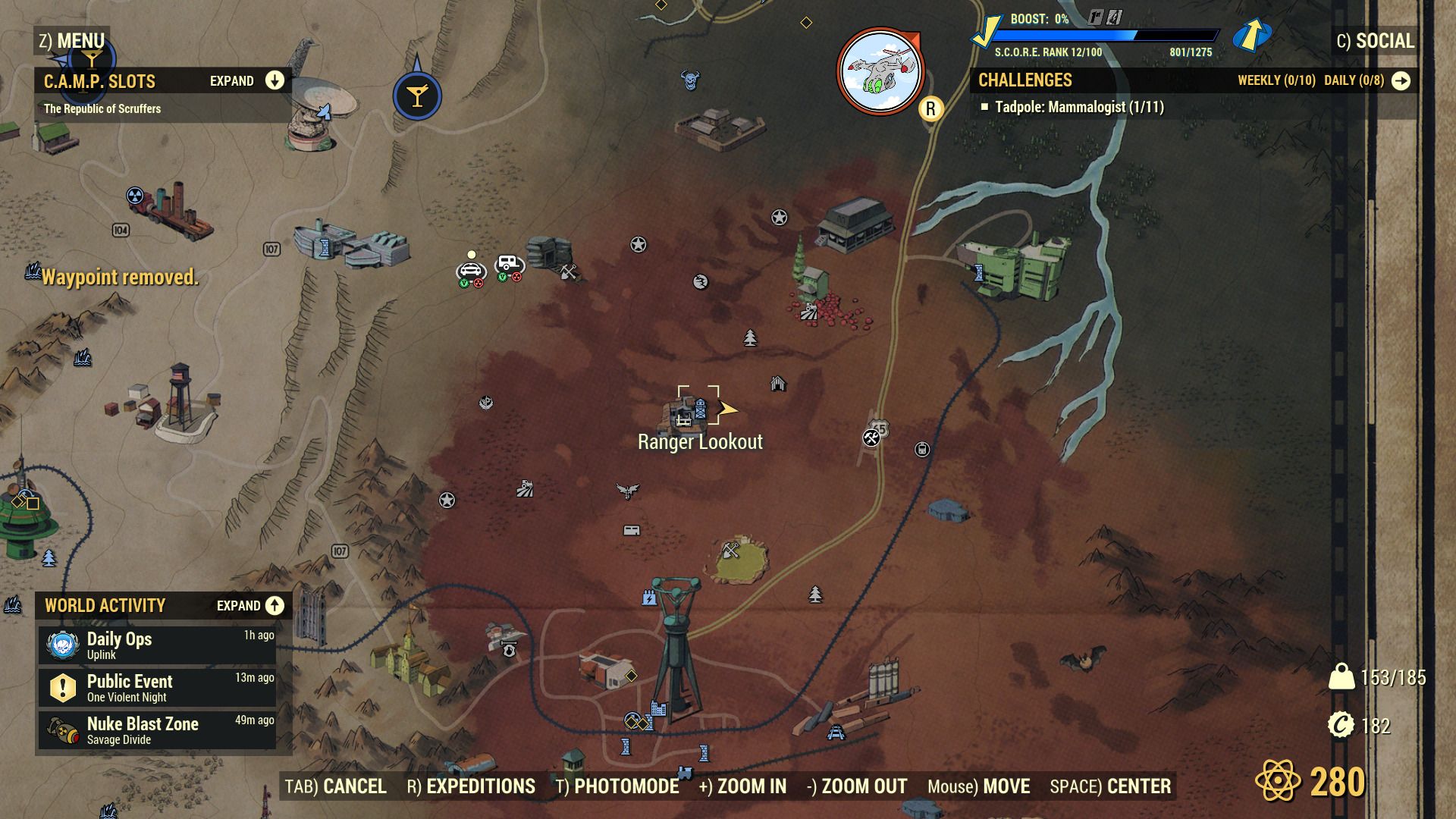 Cranberry Bog Treasure Map Locations in Fallout 76