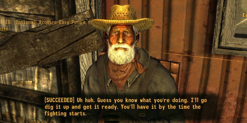 Fallout New Vegas Easy Pete Dynamite Quest Complete 30 Explosives