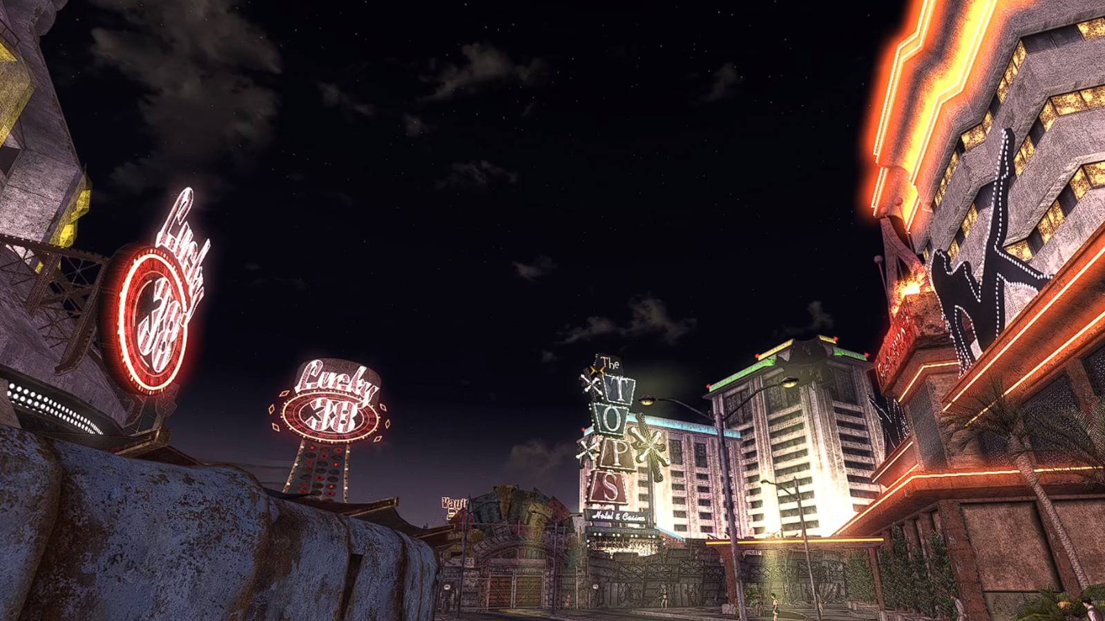 Fallout New Vegas Get To New Vegas City Skyline Casinos-1