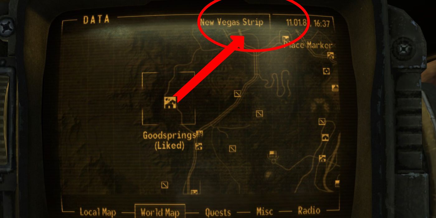 Fallout New Vegas Get To New Vegas Goodsprings Direct Fastest Route-1