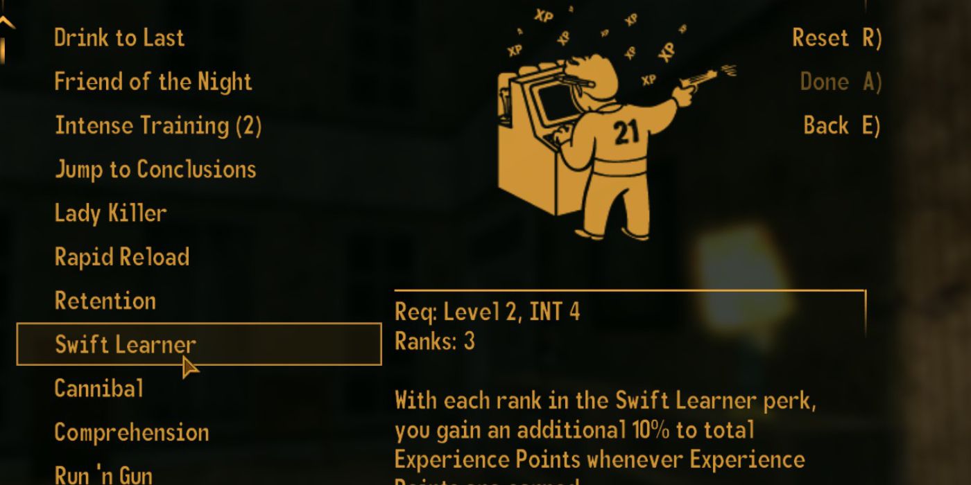 Fallout New Vegas Underrated Perks Swift Learner