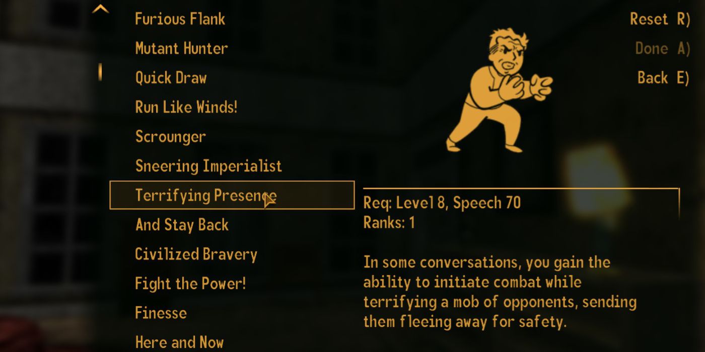 Fallout New Vegas Underrated Perks Terrifying Presence