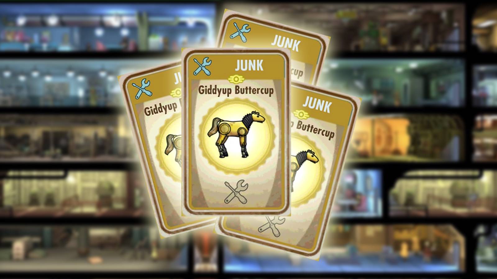 Fallout Shelter - Giddyup Buttercup Cards