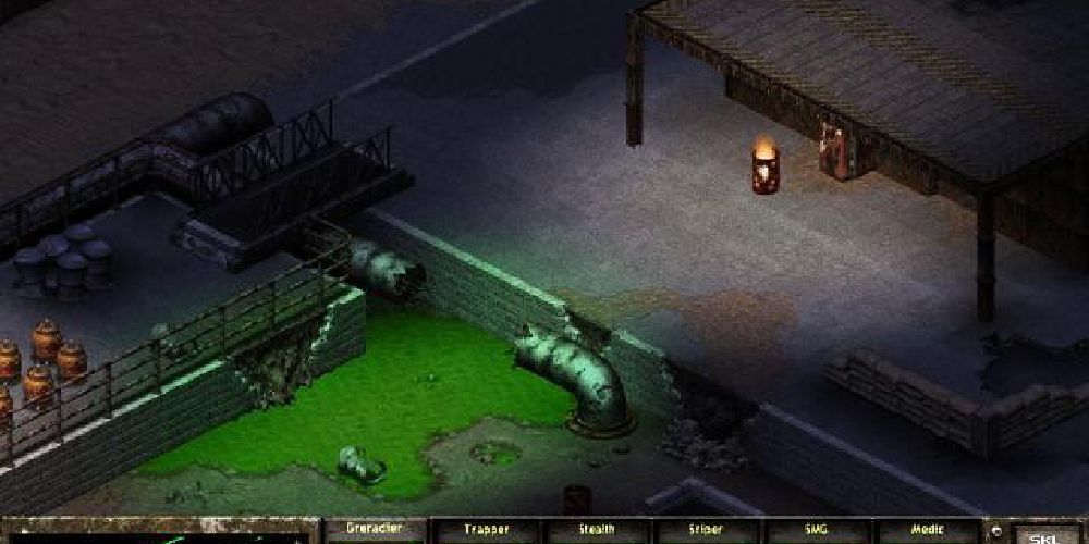 An in-game screenshot of Fallout Tactics Brotherhood of Steel
