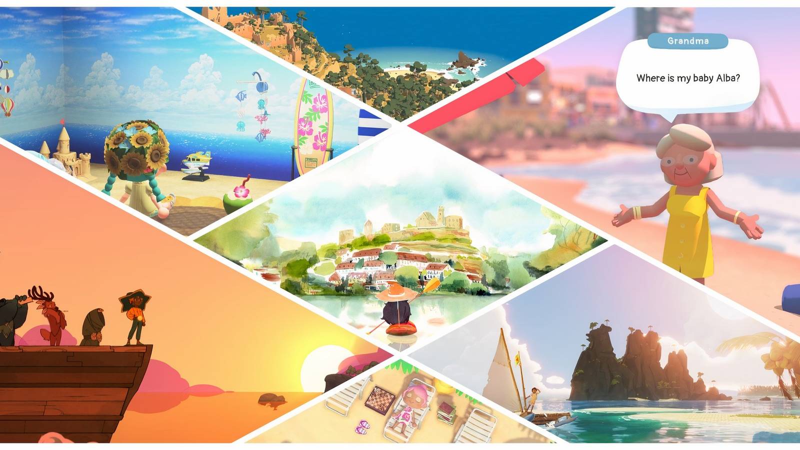 Spiritfarer, Tchia, Dordogne, Alba: A Wildlife Adventure and Animal Crossing: New Horizons