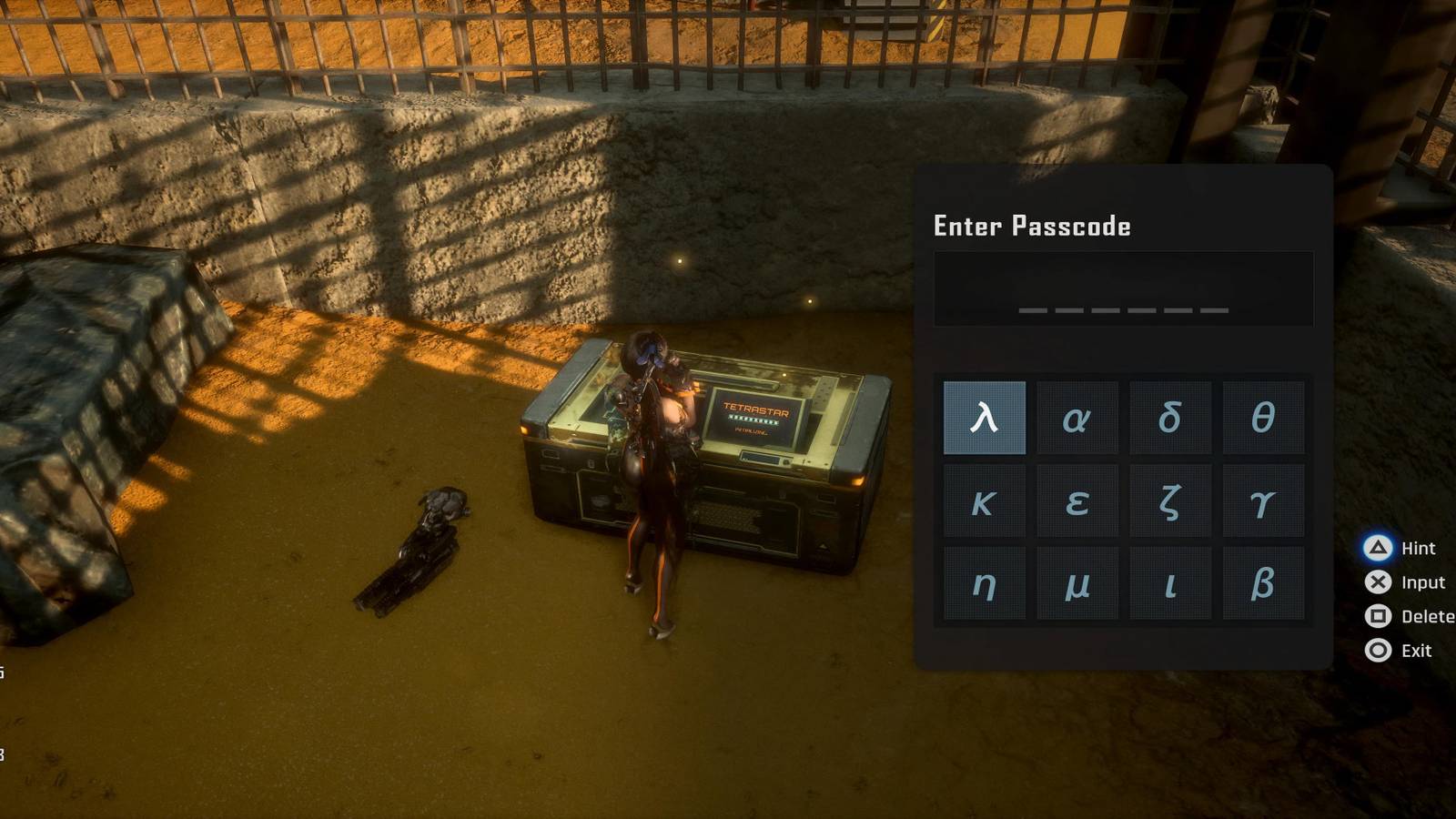 Eve Trying To Open The Destroyed Hypertube Chest 