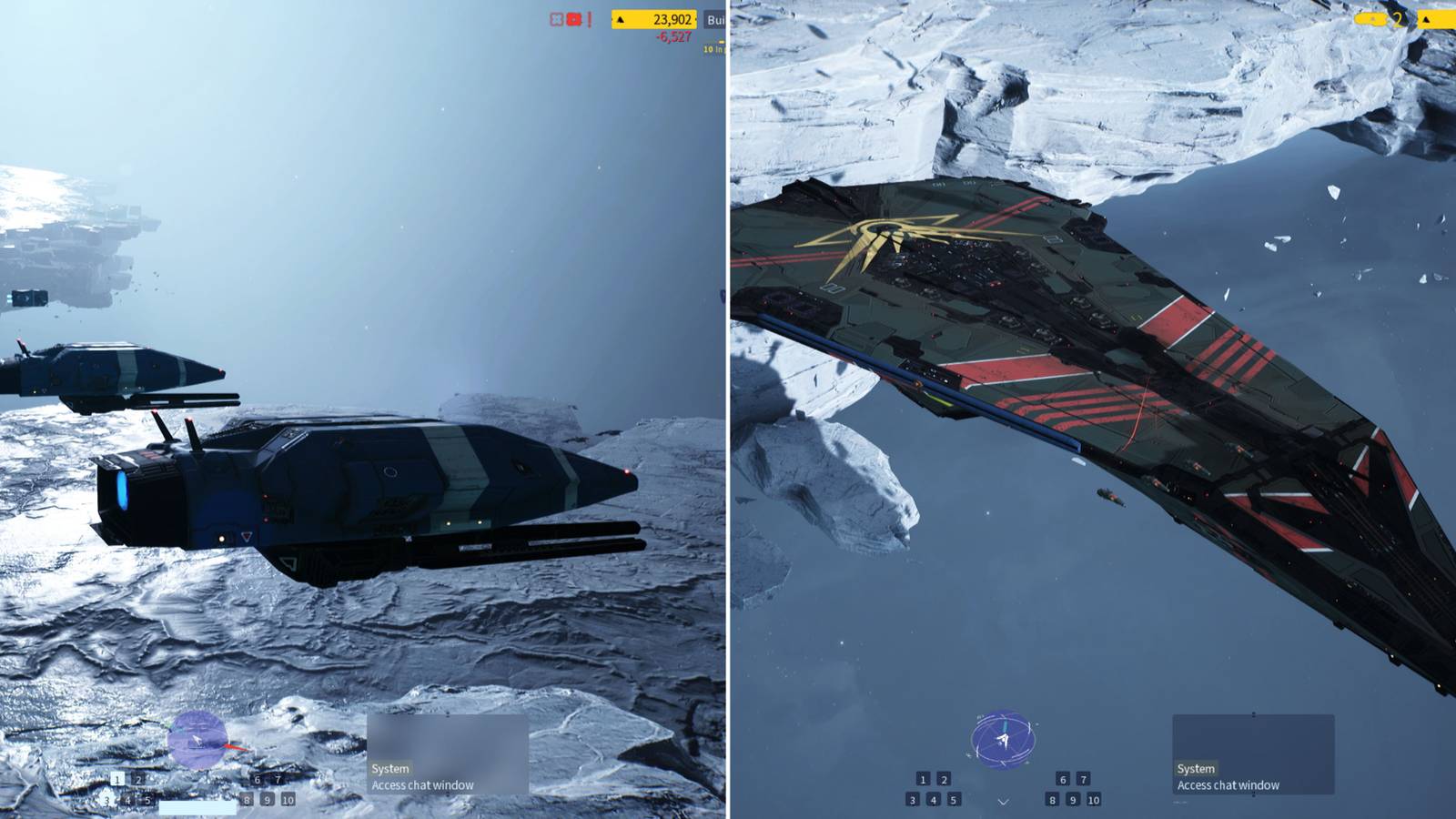 Hiigaran Corvettes & The Incarnate Mothership