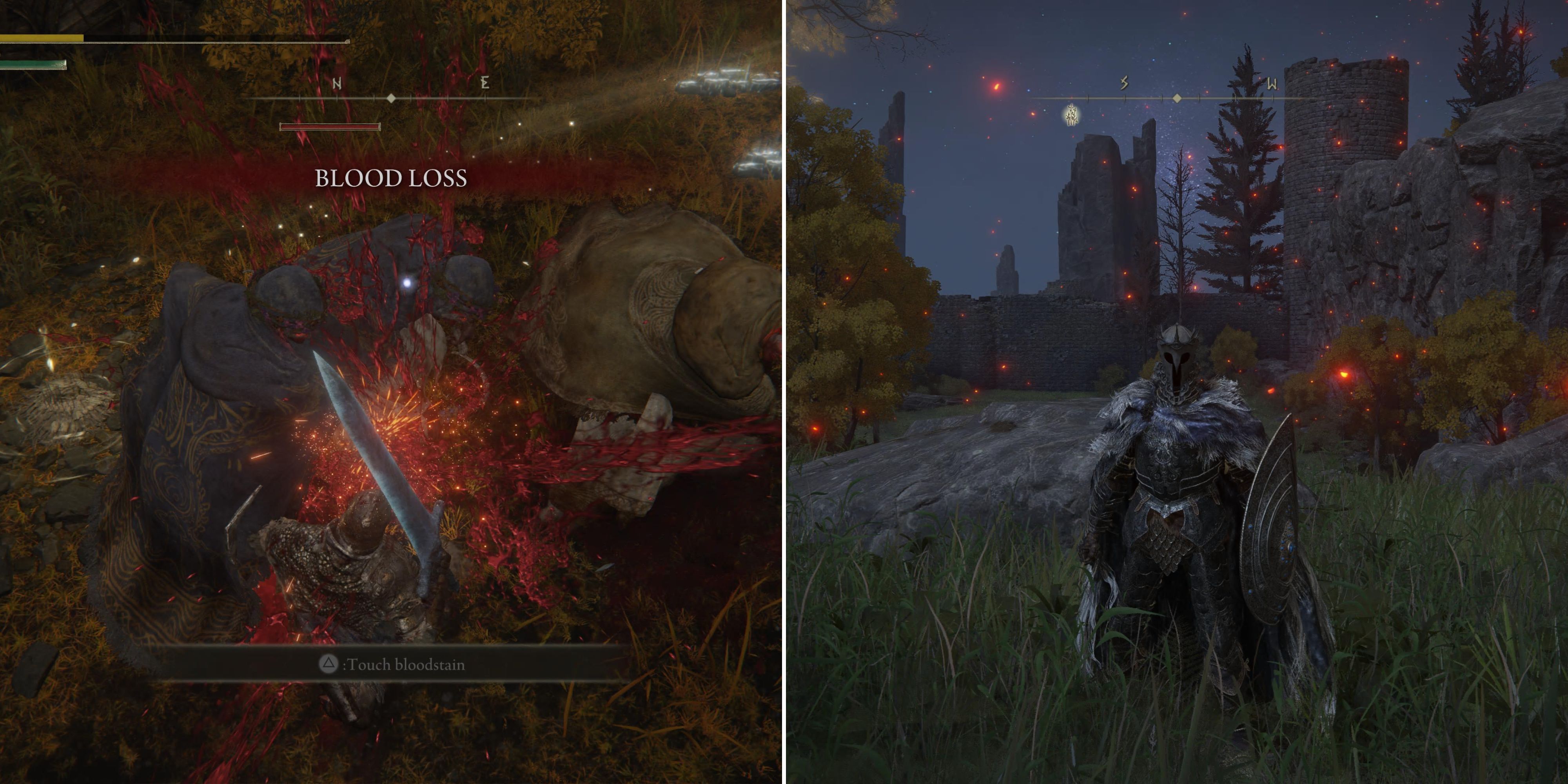 The Player Suffering Blood Loss & Wearing Heavy Armor