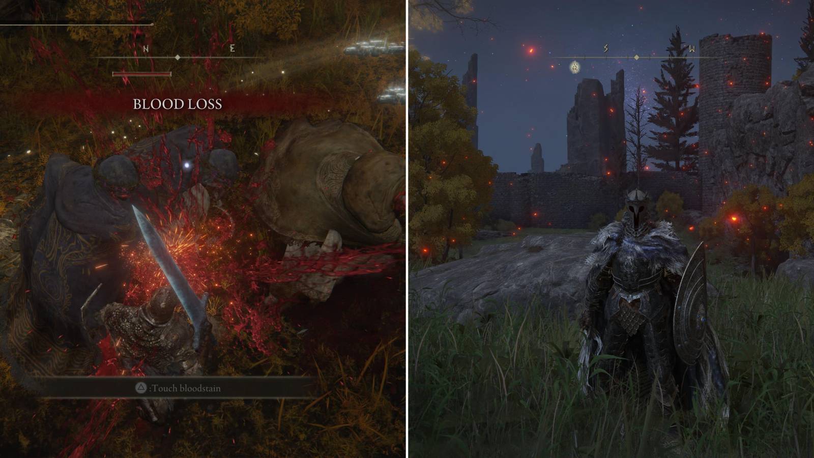 The Player Suffering Blood Loss & Wearing Heavy Armor