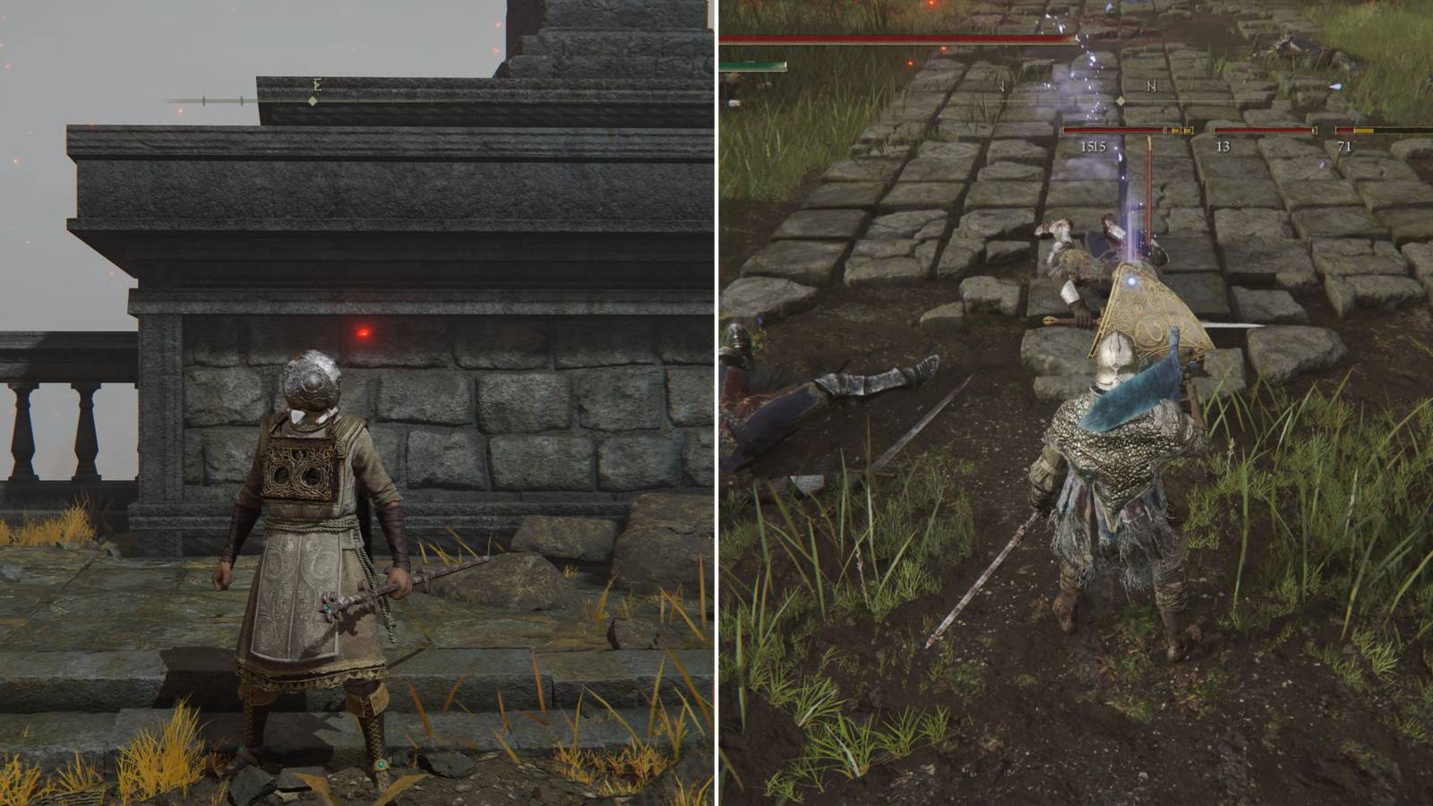 The Player in High Focus Armor & Putting An Enemy To Sleep 