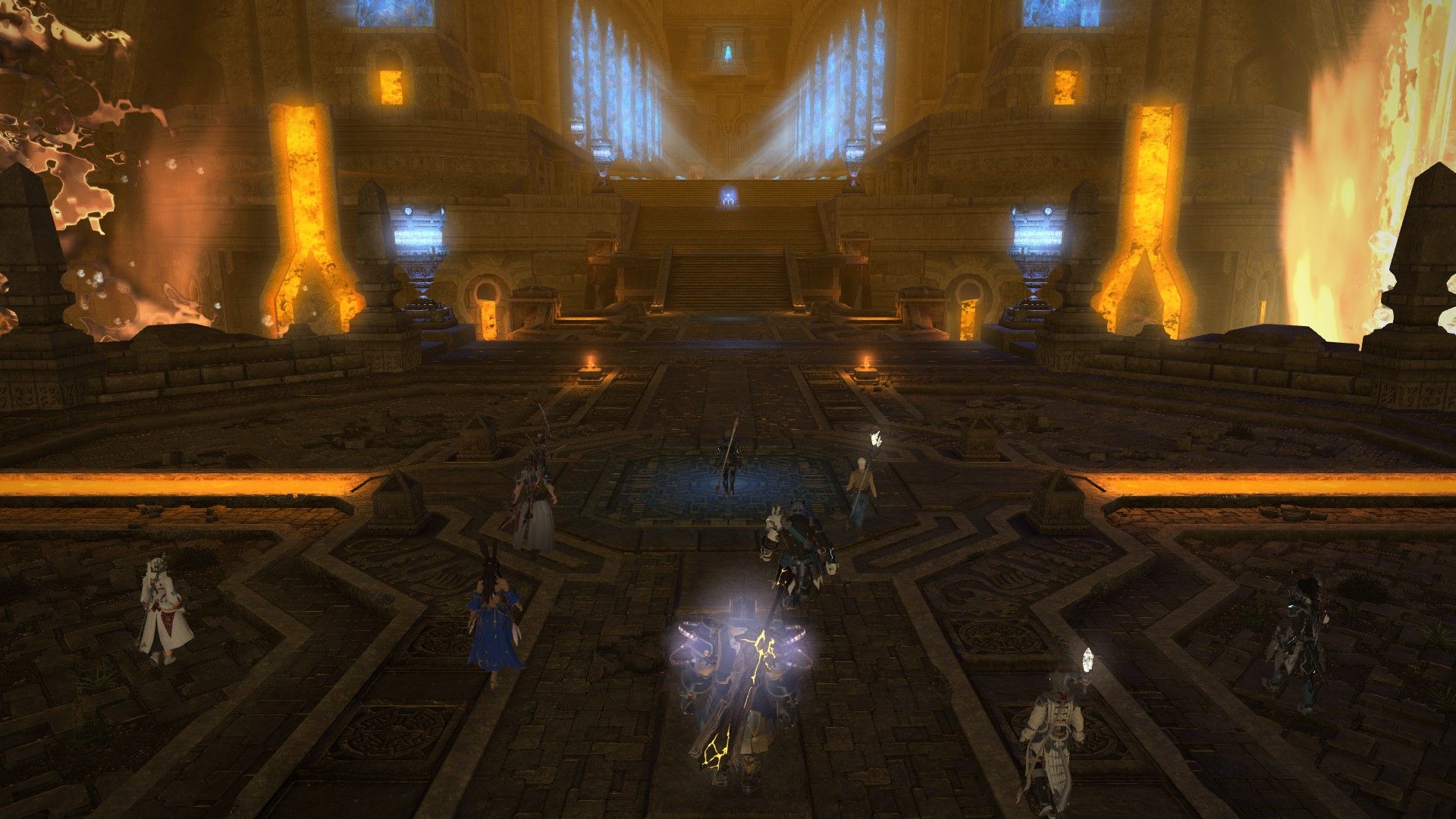 ff14 alliance raid entering labyrinth of the ancients