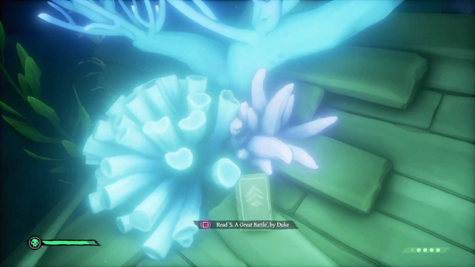 Fifth Journal in Shrine of Flooded Embrace in Sea of Thieves