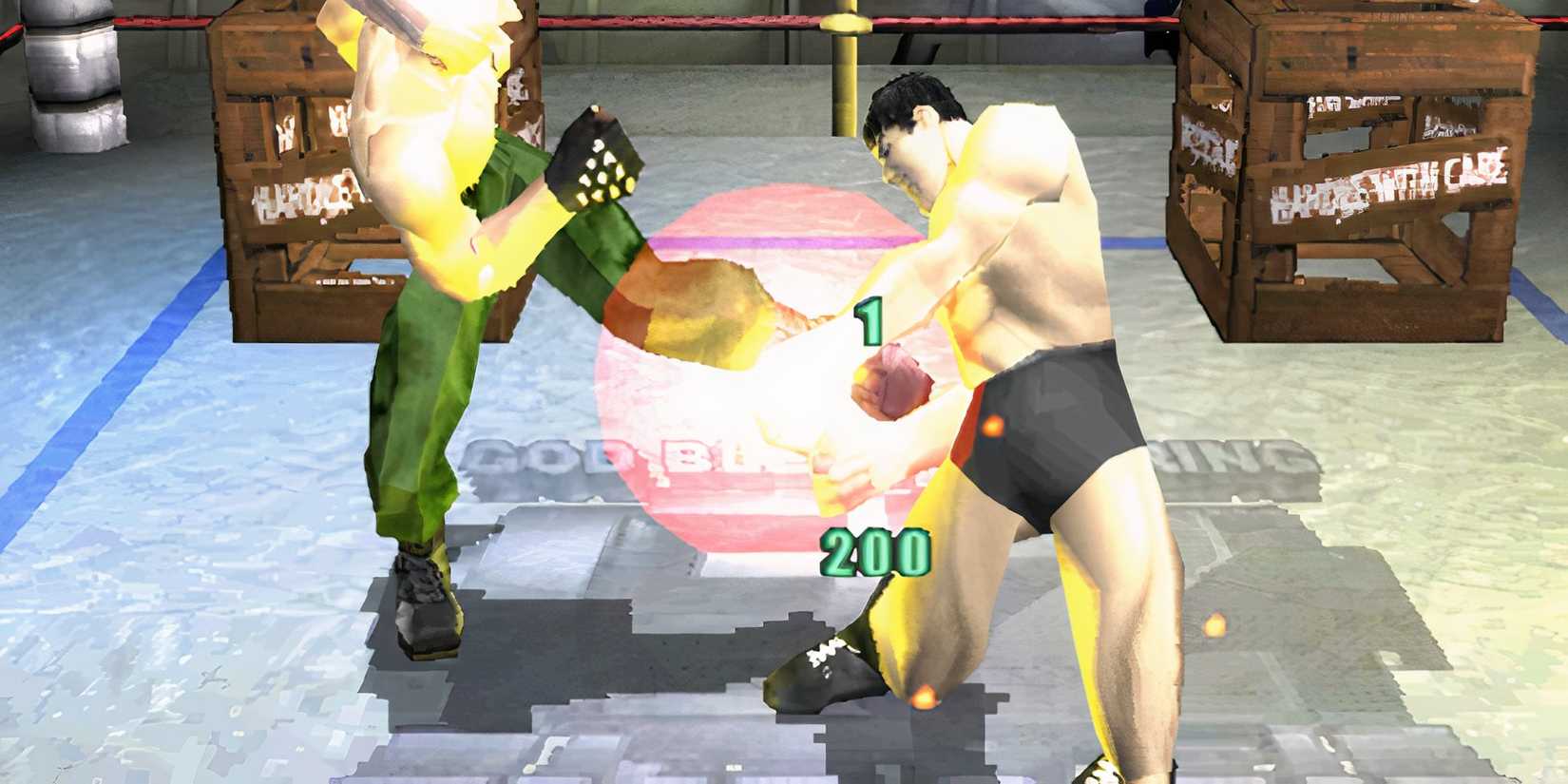 Fighting a match in Ehrgeiz