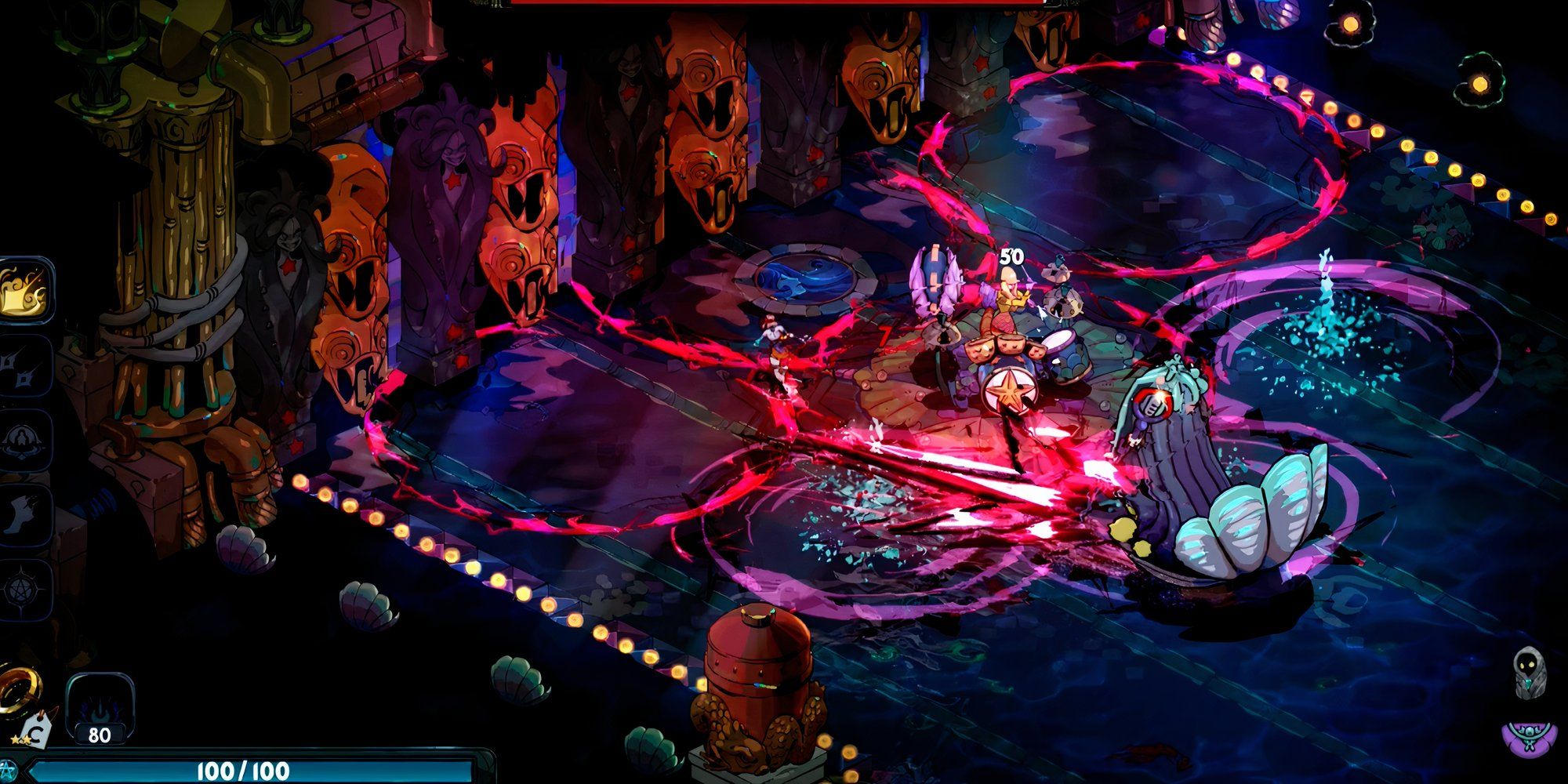 Fighting Scylla in Hades 2