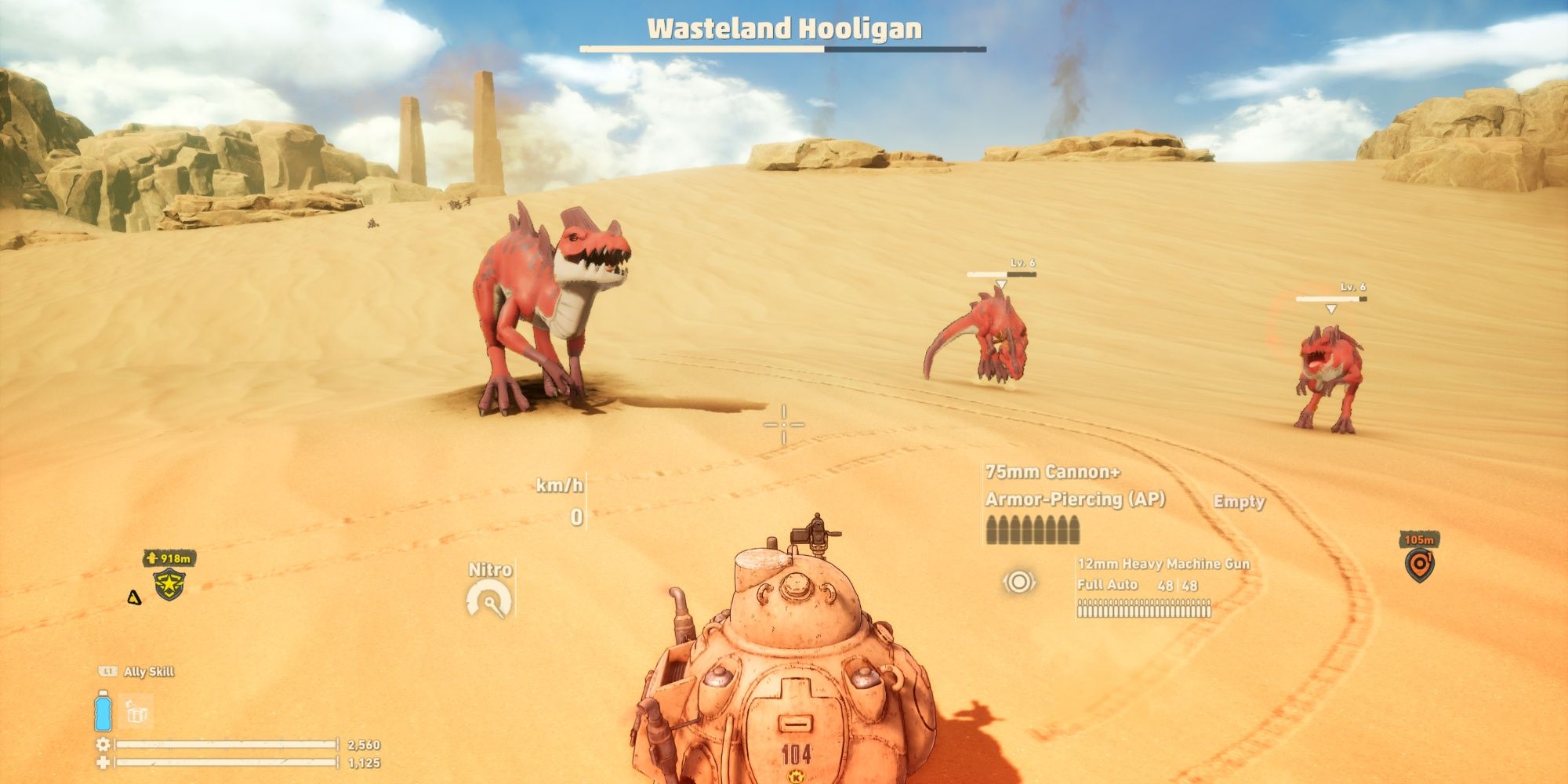 Fighting the Wasteland Hooligan in Sand Land