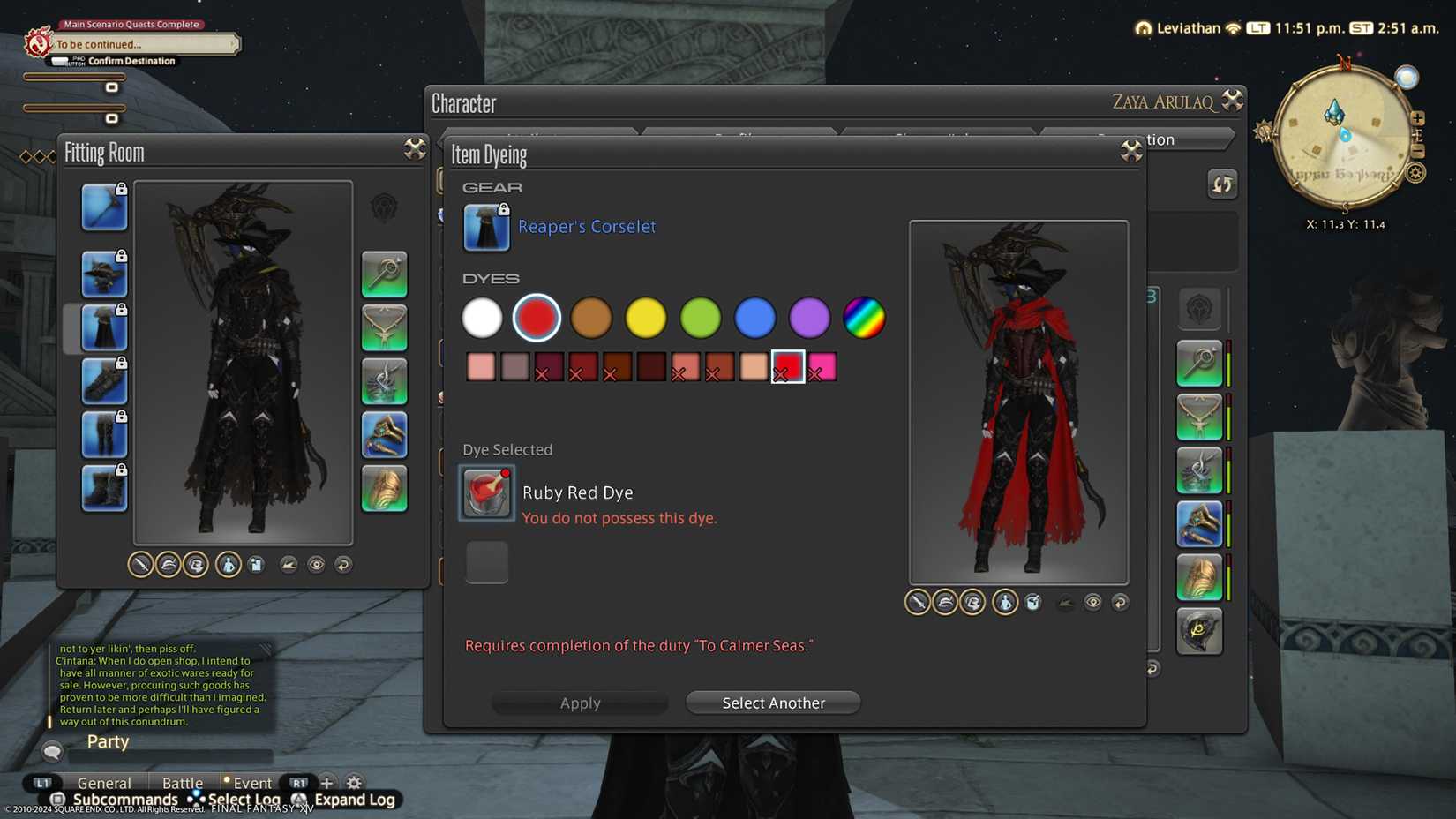 final fantasy 14 dye endwalker gear