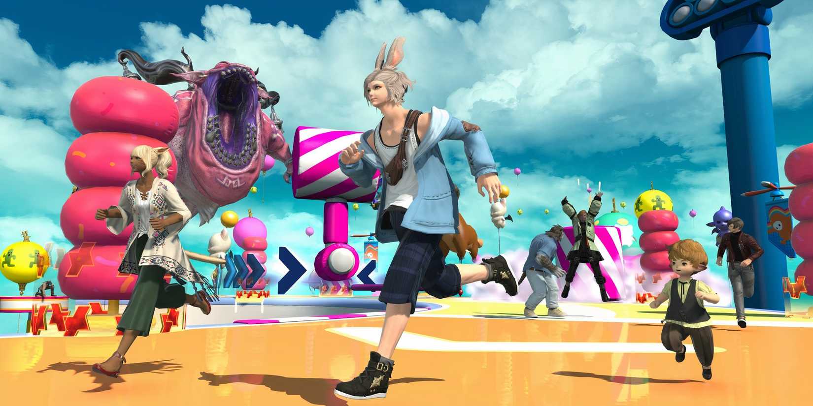 final fantasy 14 fall guys event obstacle course