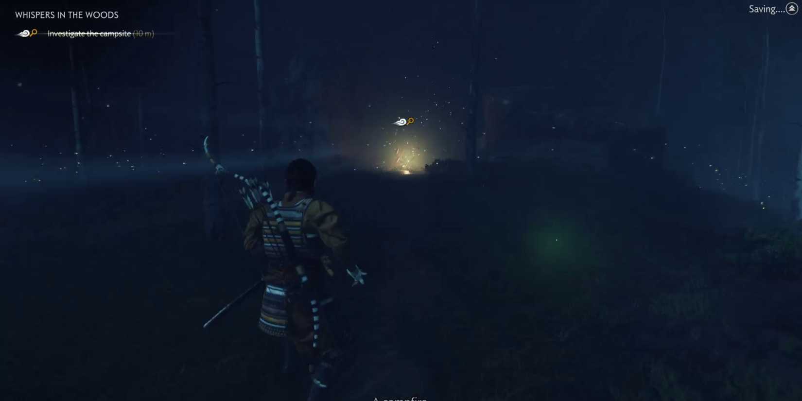 finding a campfire in ghost of tsushima