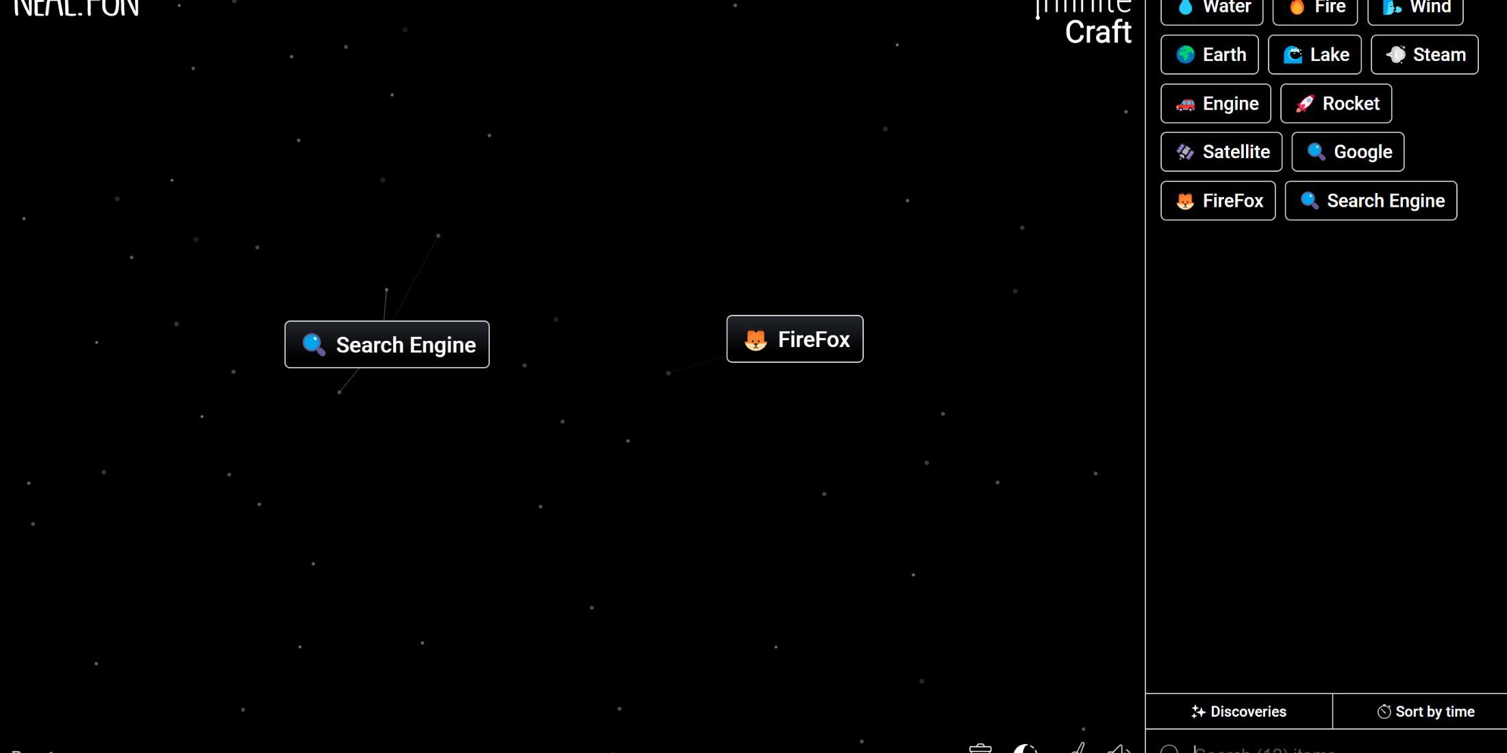 firefox and search engine blocks infinite craft