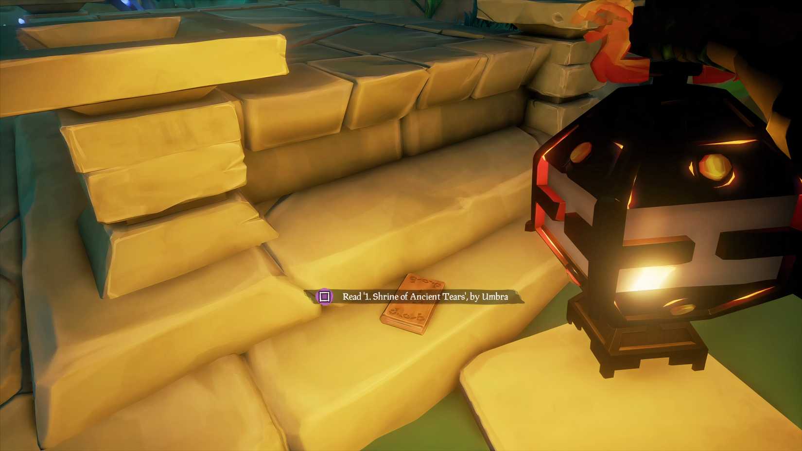 First Journal in Shrine of Ancient Tears in Sea of Thieves