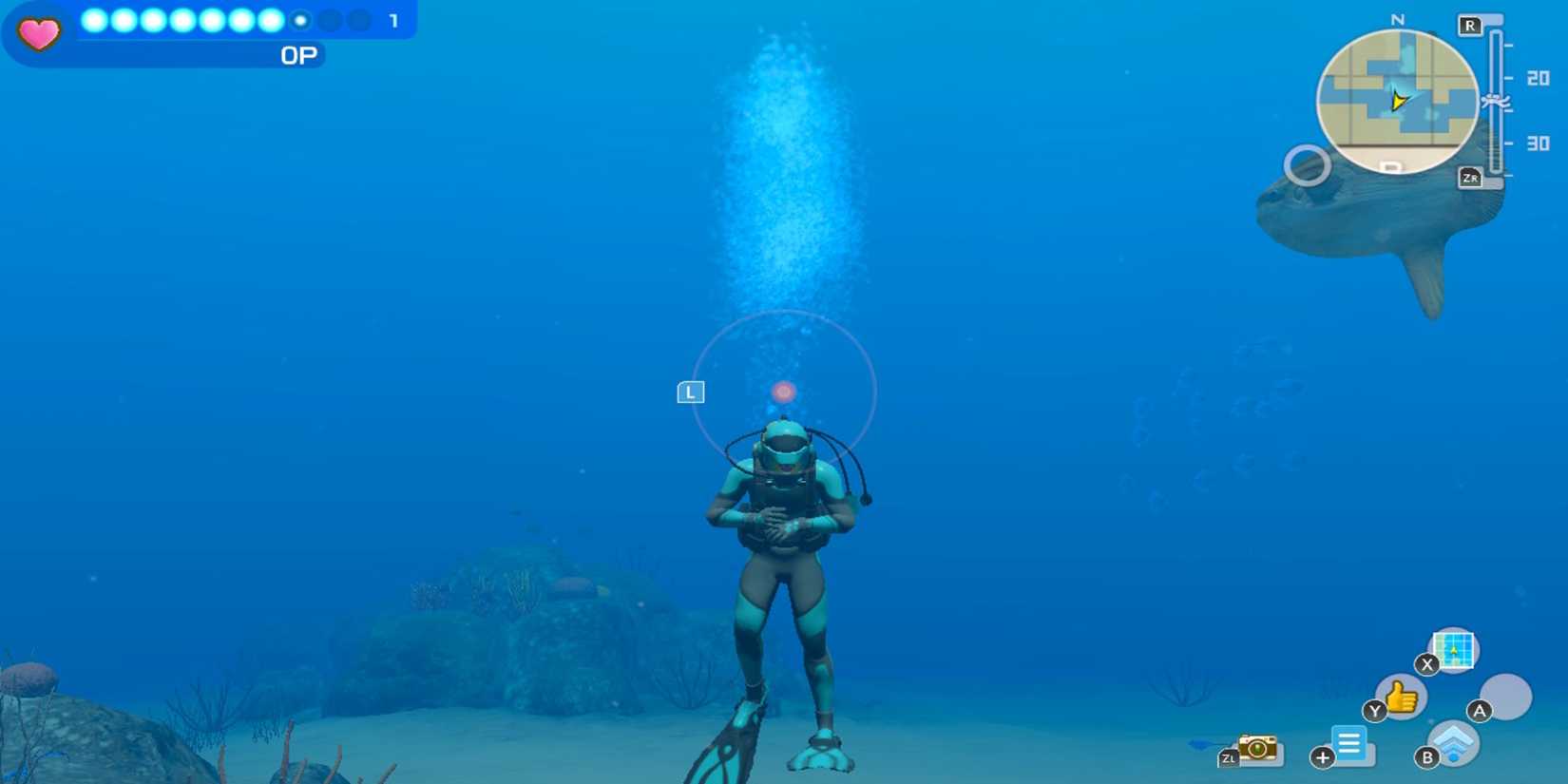 Flashing Red Dot Endless Ocean Luminous