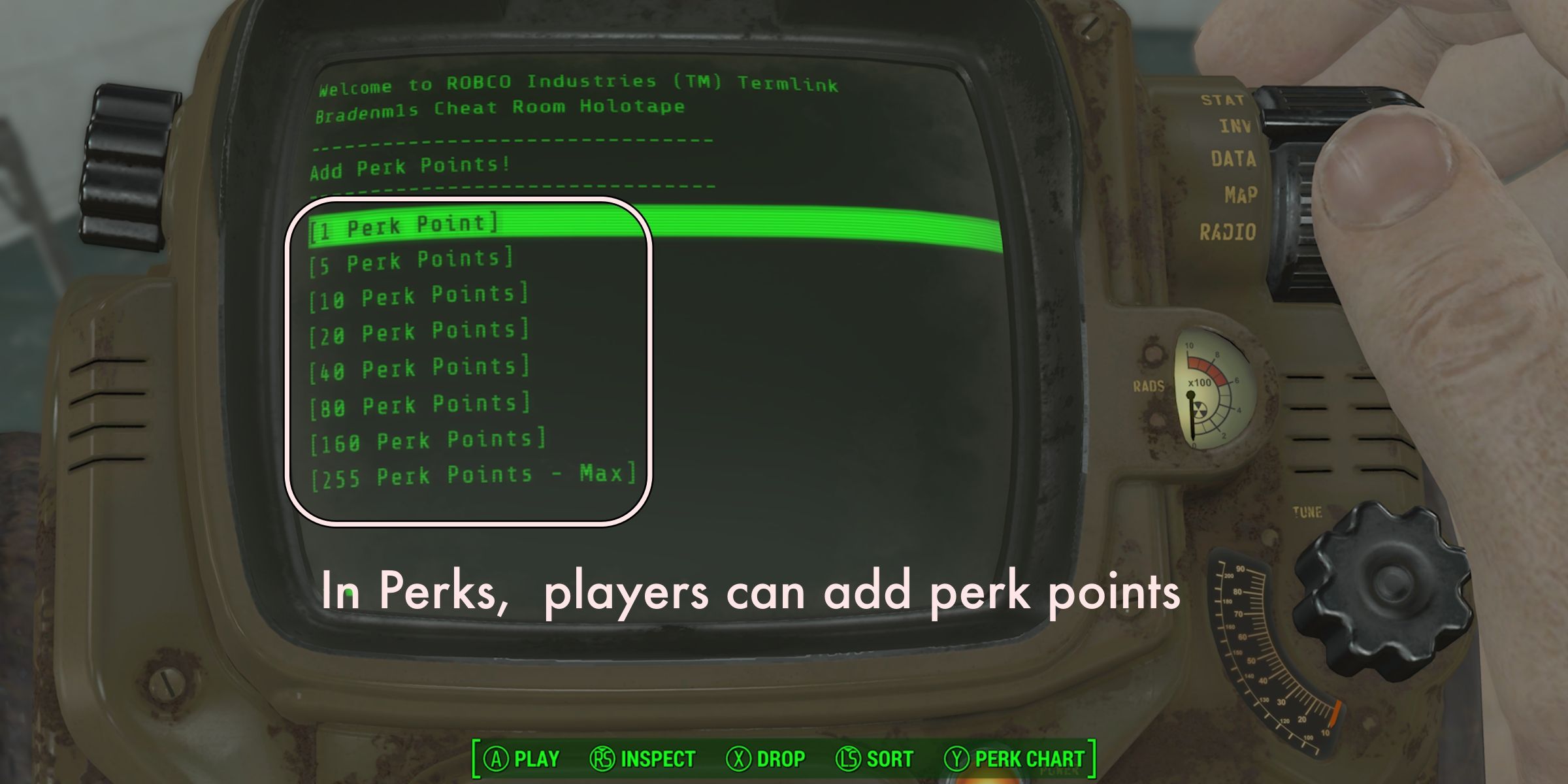 Respeccing in Fallout 4, Explained