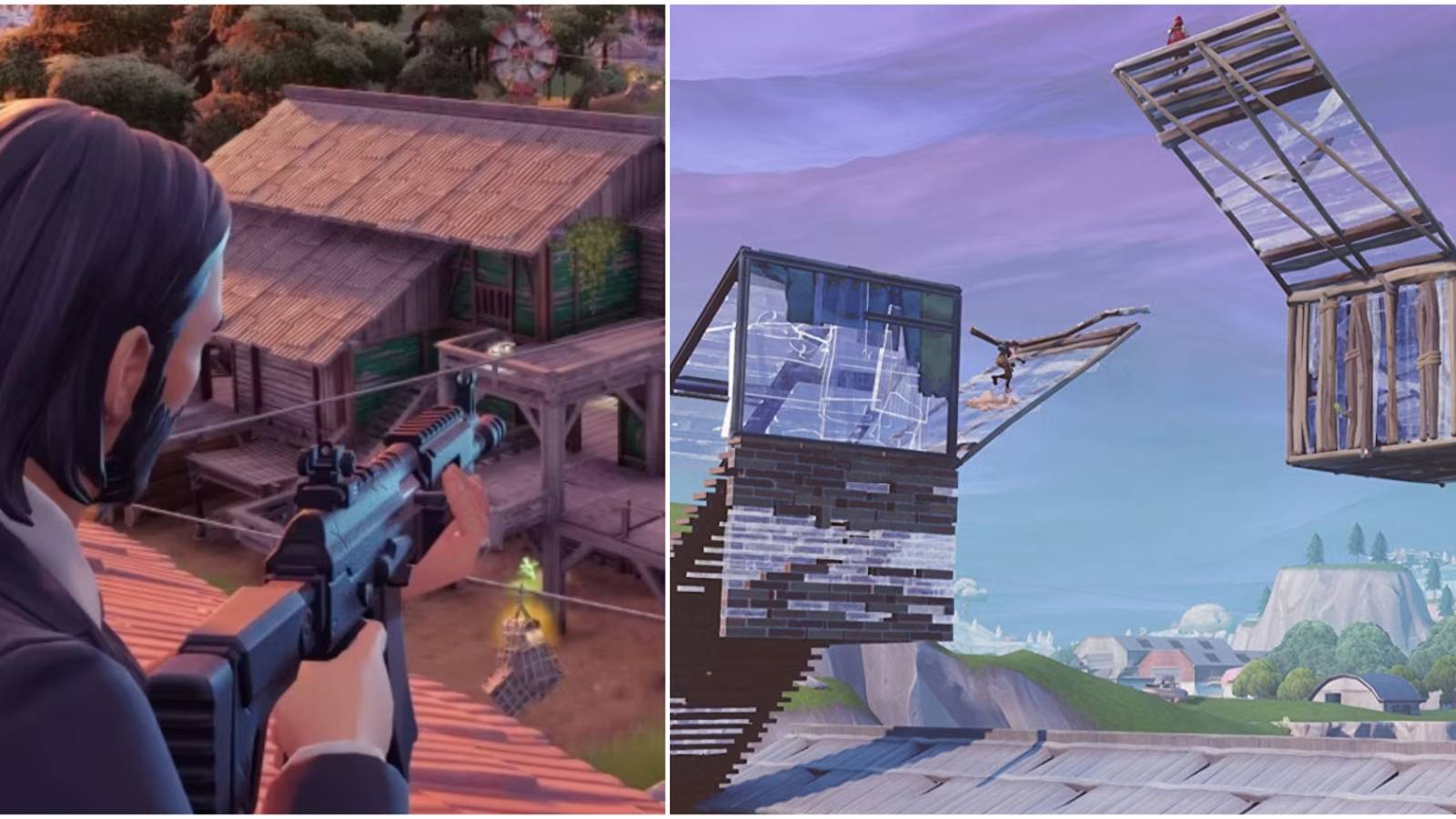 john wick in ads mode and building structure