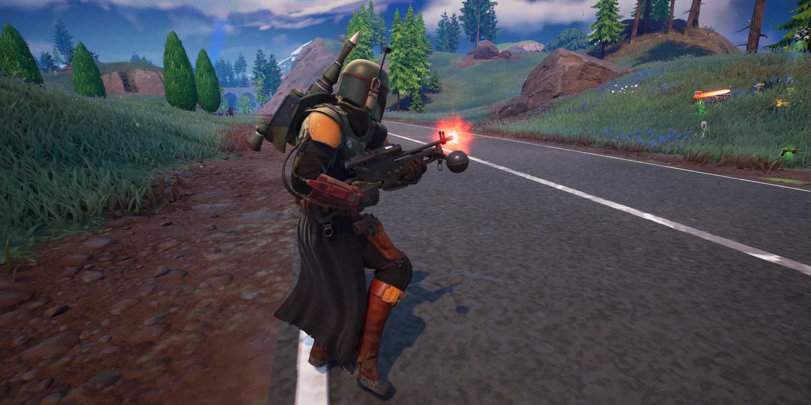 boba fett with a wookiee bowcaster