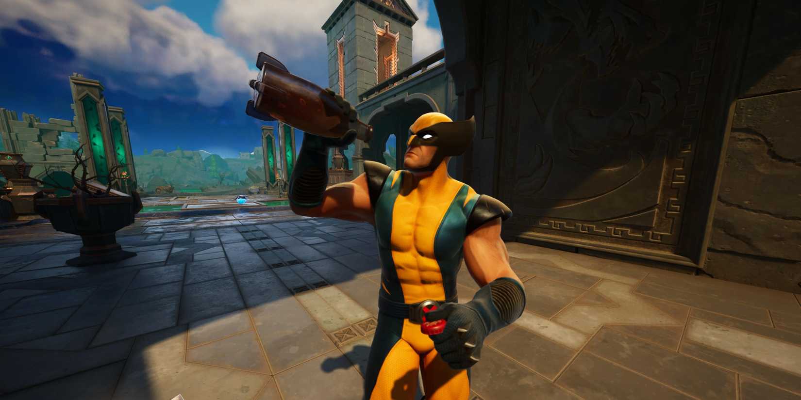 wolvering enjoying a nuka cola