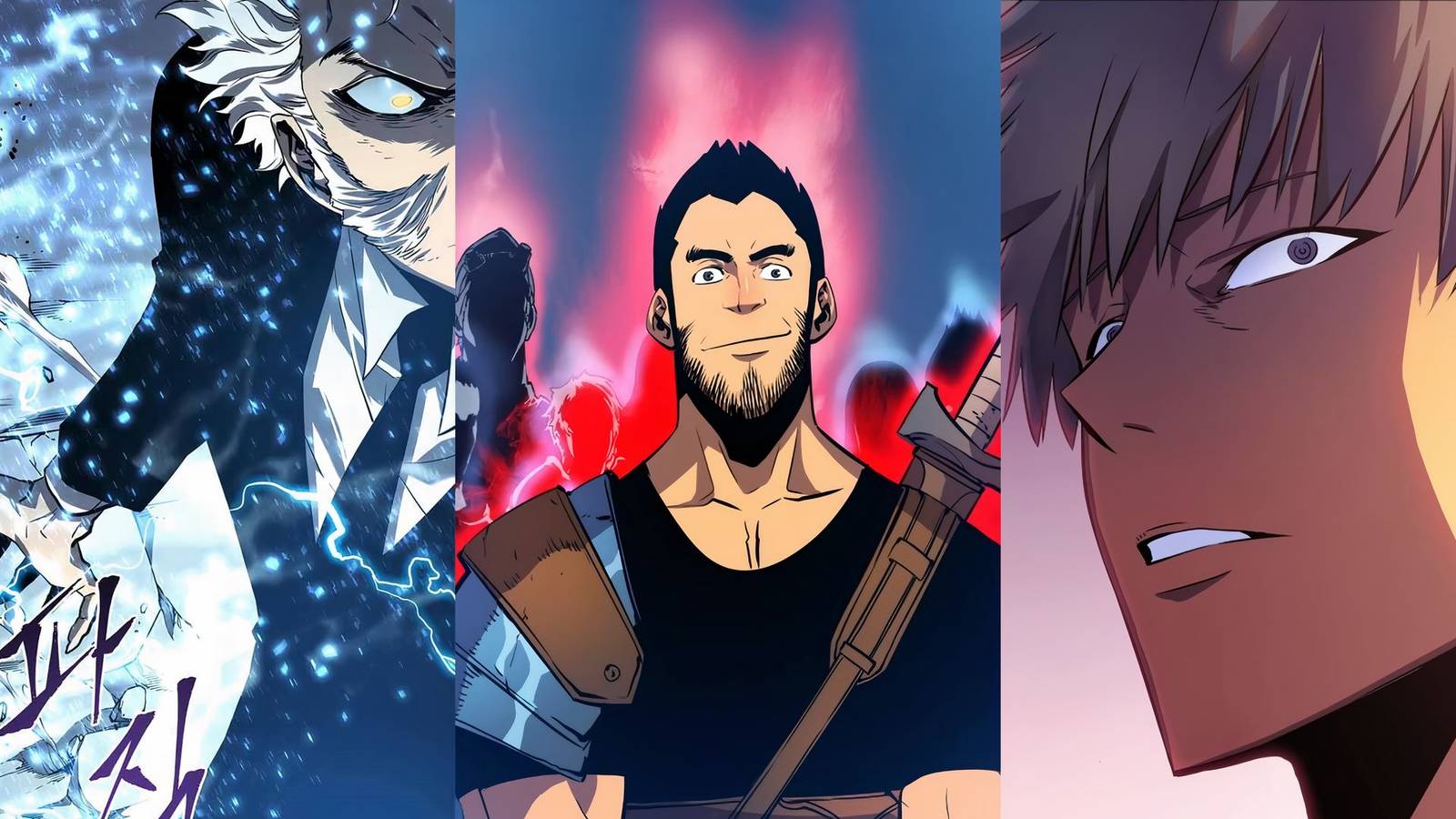 Silver Mane Baek, Hwang Dongsuk and Kang Taeshik