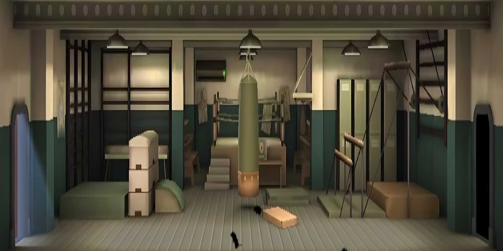 A Fully upgraded and merged Athletics room in my Fallout Shelter