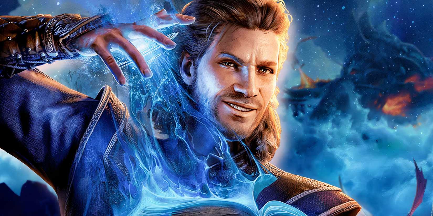 Gale casting a spell in Baldur's Gate 3