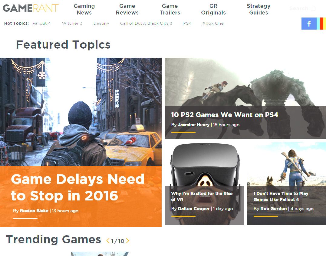Game Rant Celebrates 15 Years: The Story So Far