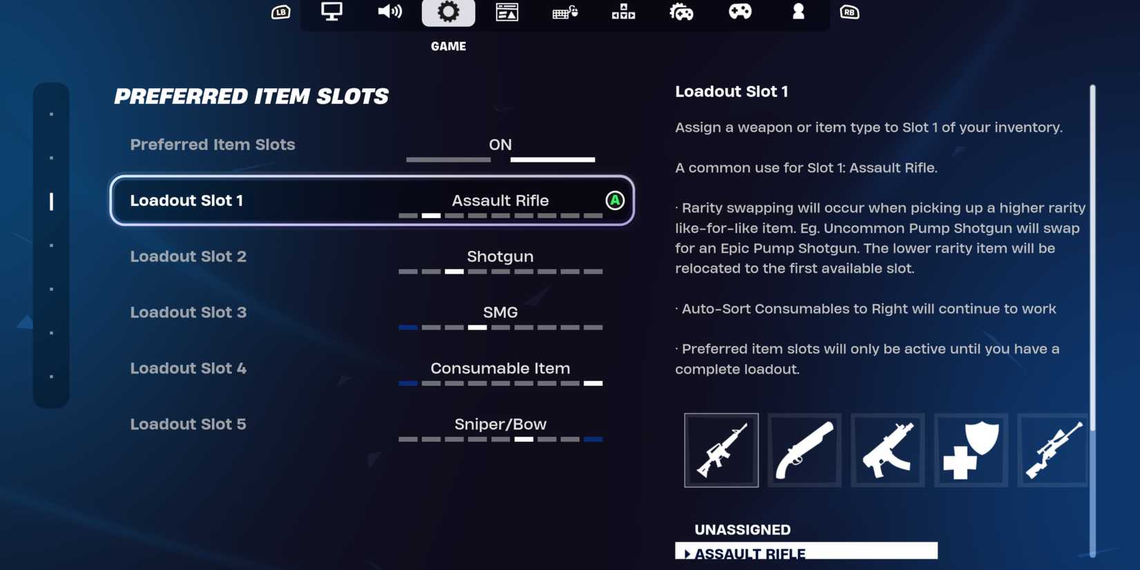 creating custom loadout in fortnite
